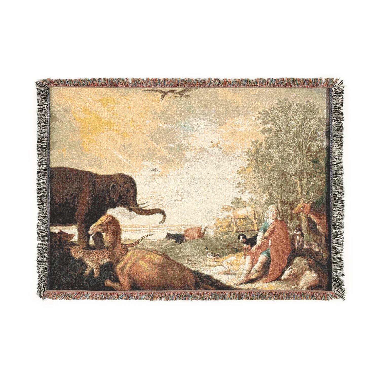 Orpheus and the Animals - Aelbert Cuyp Tapestry Blanket
