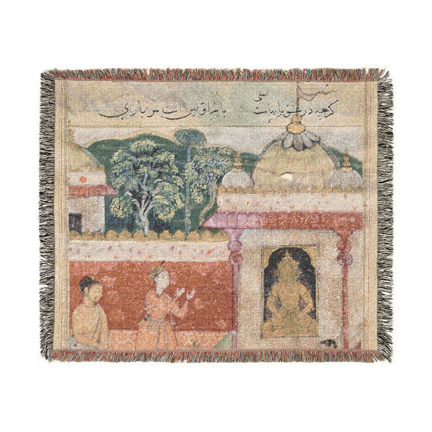 The Raja’s son vows to sever his head and offer it to the image if he is united with the princess he has seen in the temple, from a Tuti-nam