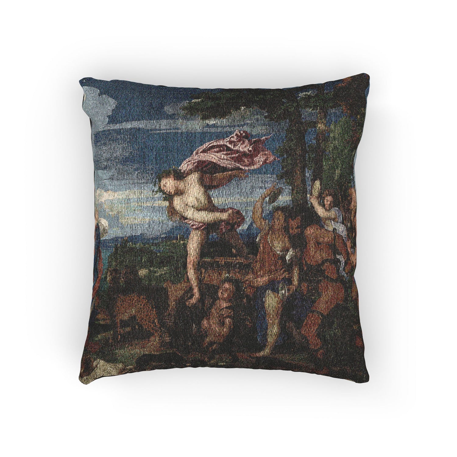 Bacchus and Ariadne - Titian Pillow