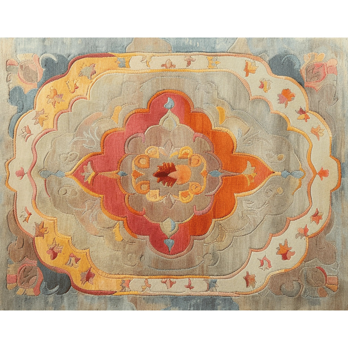 Antique Allure Hand Tufted Rug