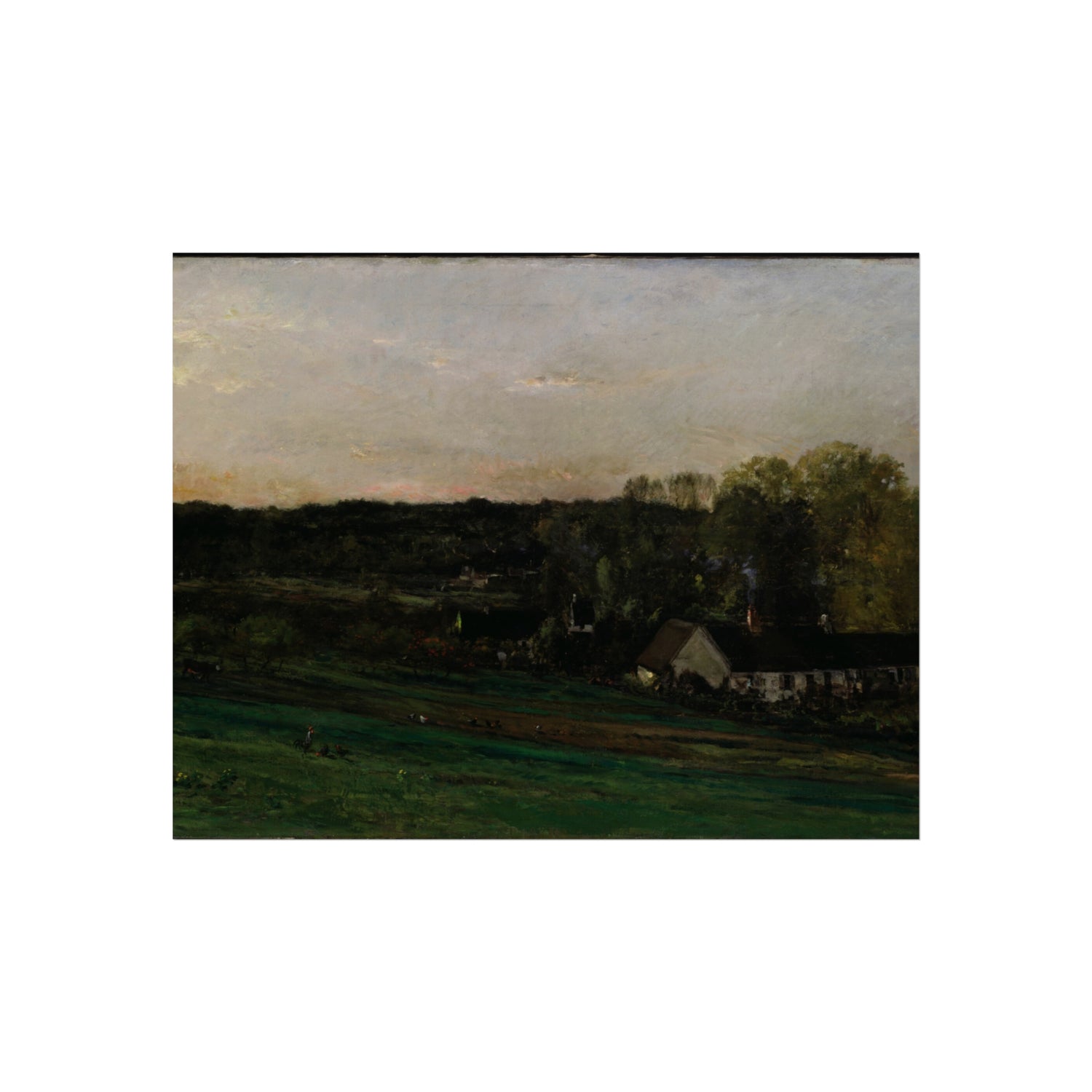 House of Mère Bazot - Charles François Daubigny Fine Art Poster
