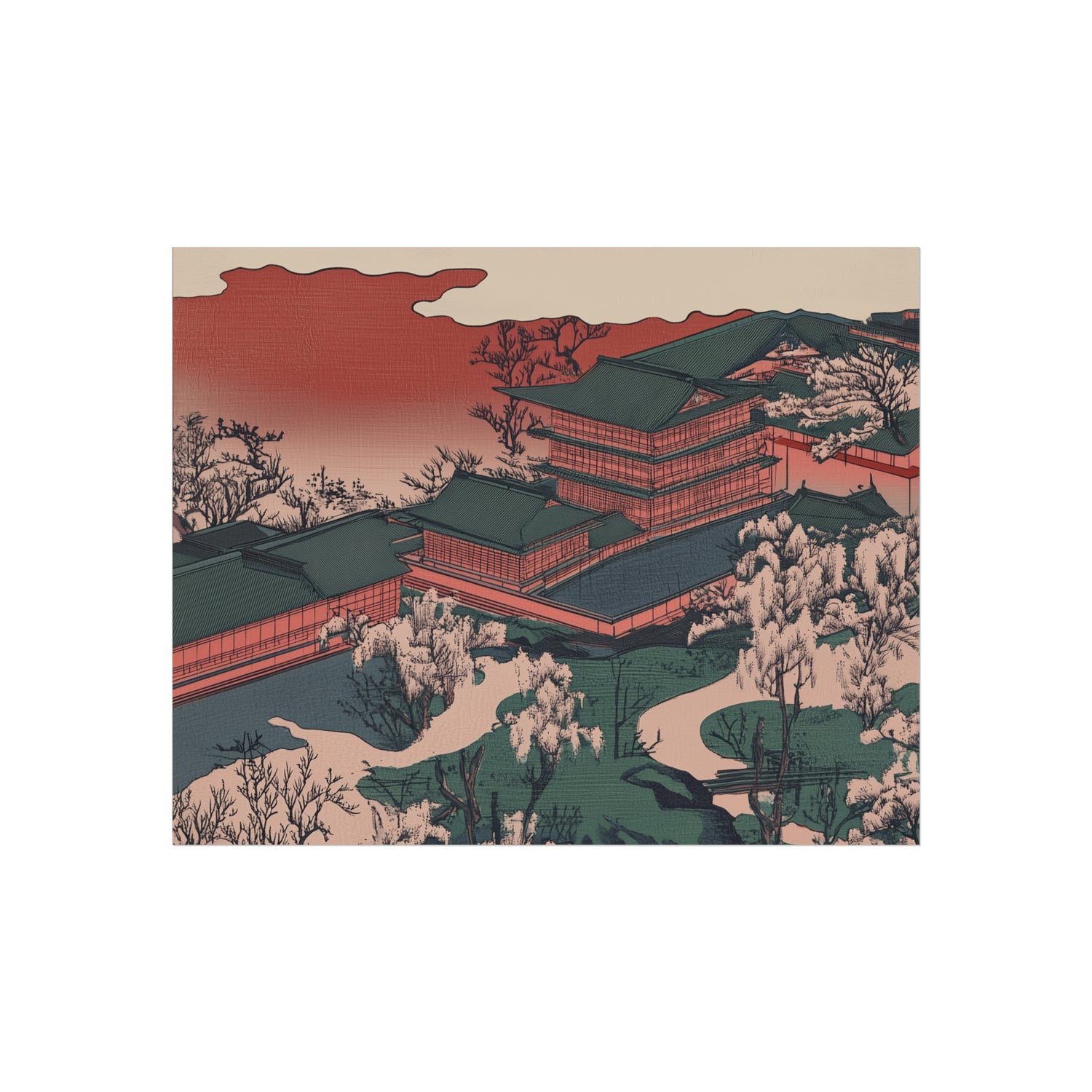 Golden Temple Fine Art Poster