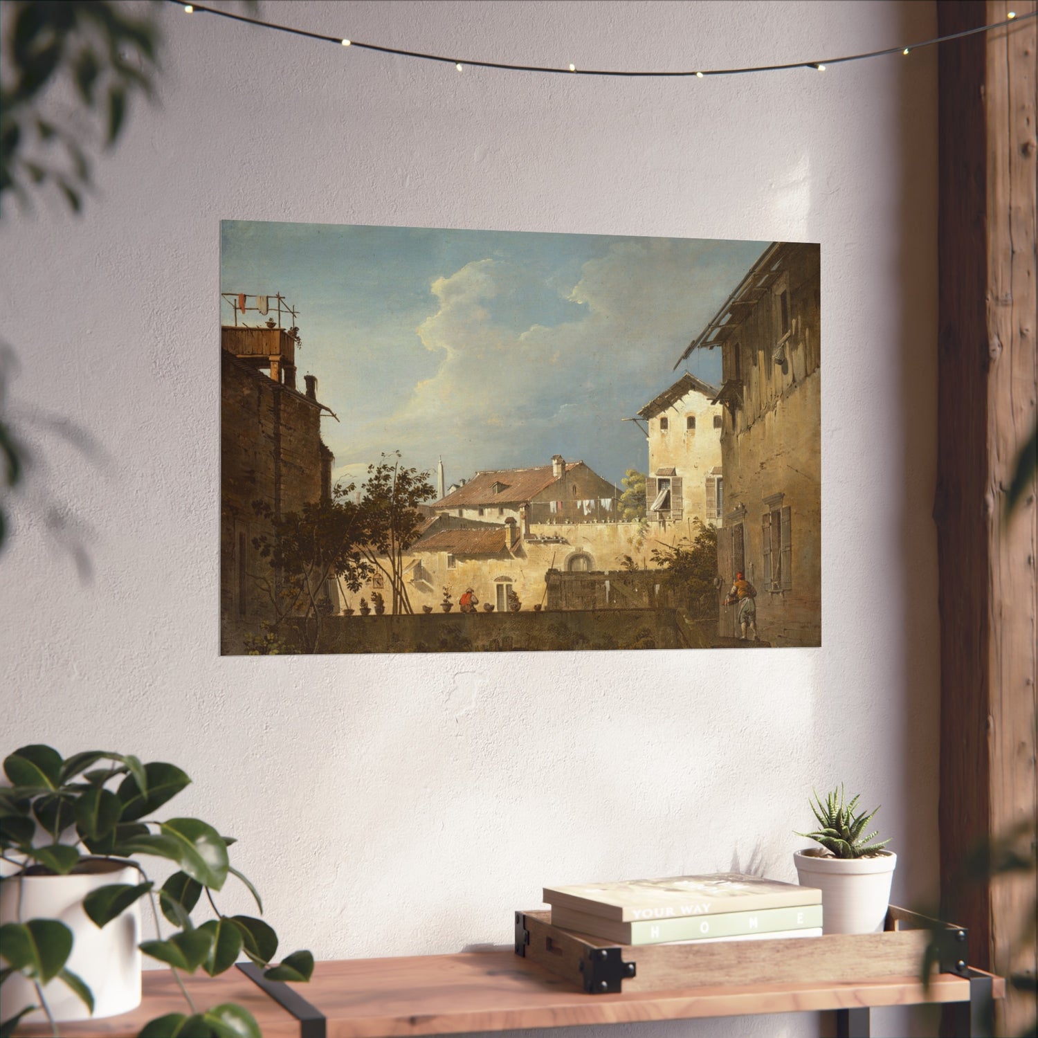The Terrace - Canaletto Fine Art Poster