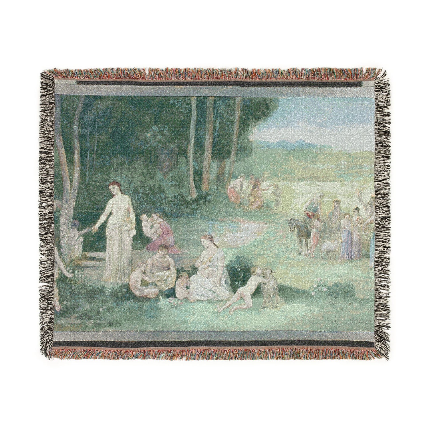 Summer - Pierre Puvis de Chavannes Tapestry Blanket