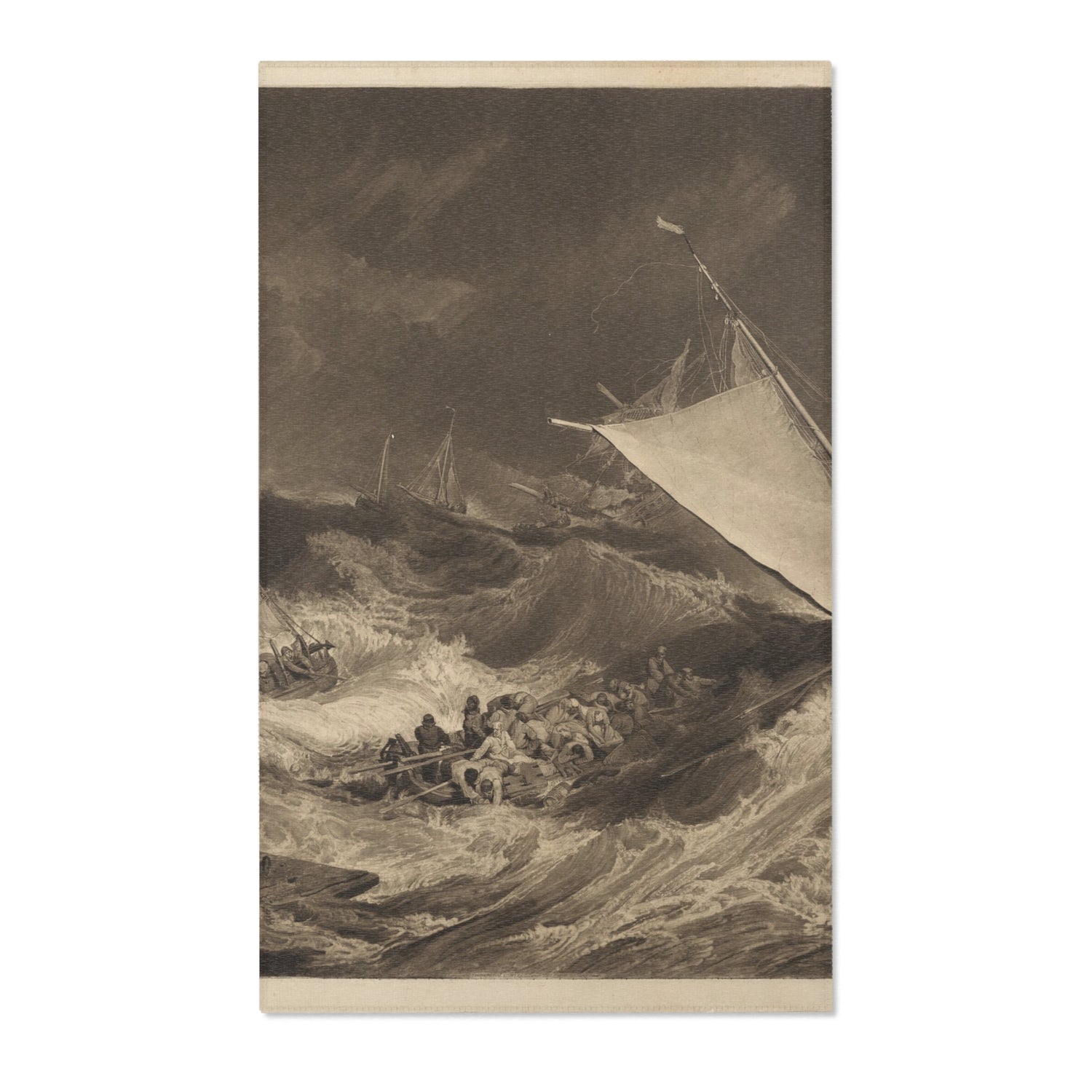 A Shipwreck - Charles Turner Area Rug