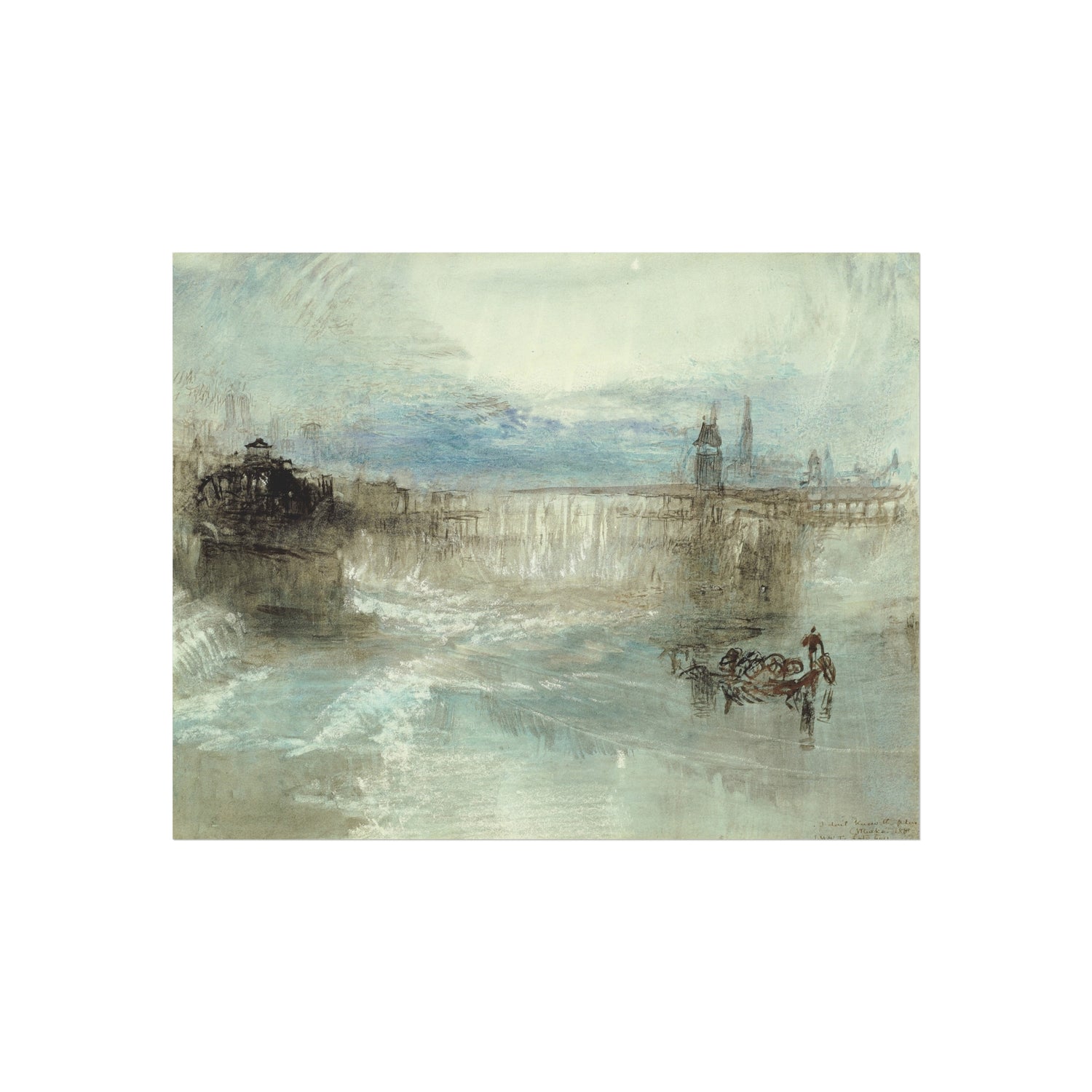 View of Lucerne - Joseph Mallord William Turner Fine Art Poster