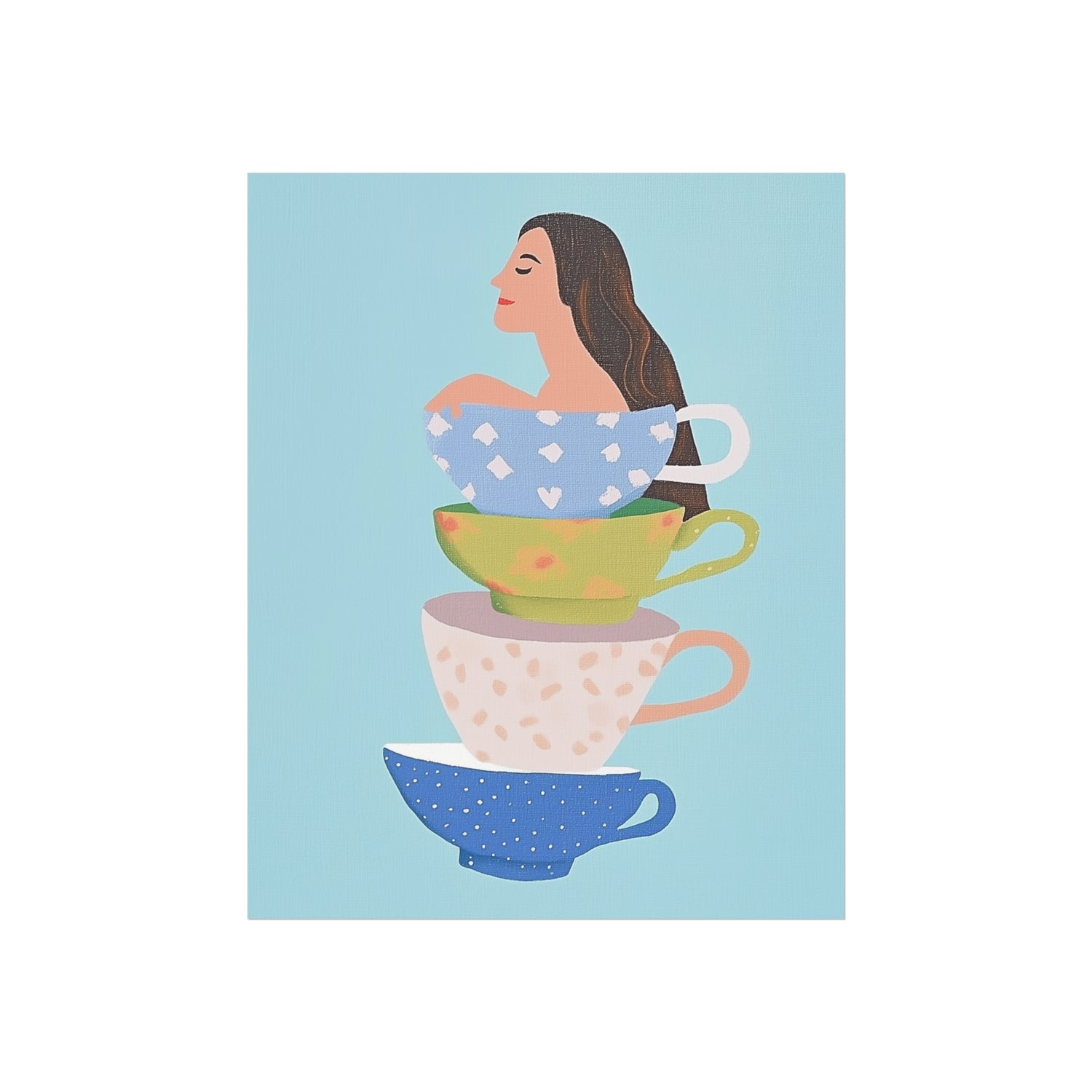 Tea Cup Daydream Fine Art Poster