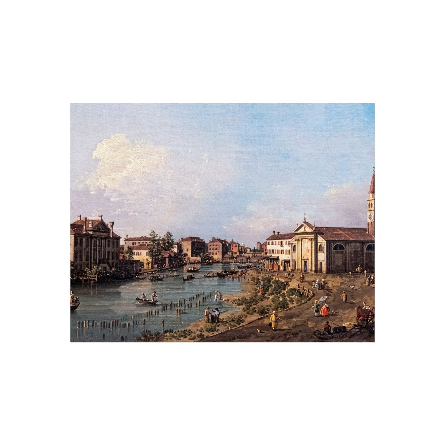 Vue de Dolo - Canaletto Fine Art Poster