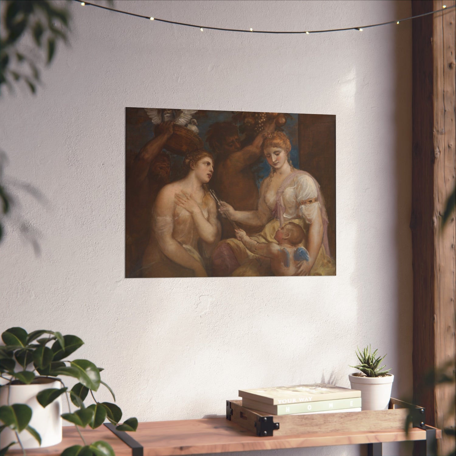 Allegory of Venus and Cupid - Titian Fine Art Poster