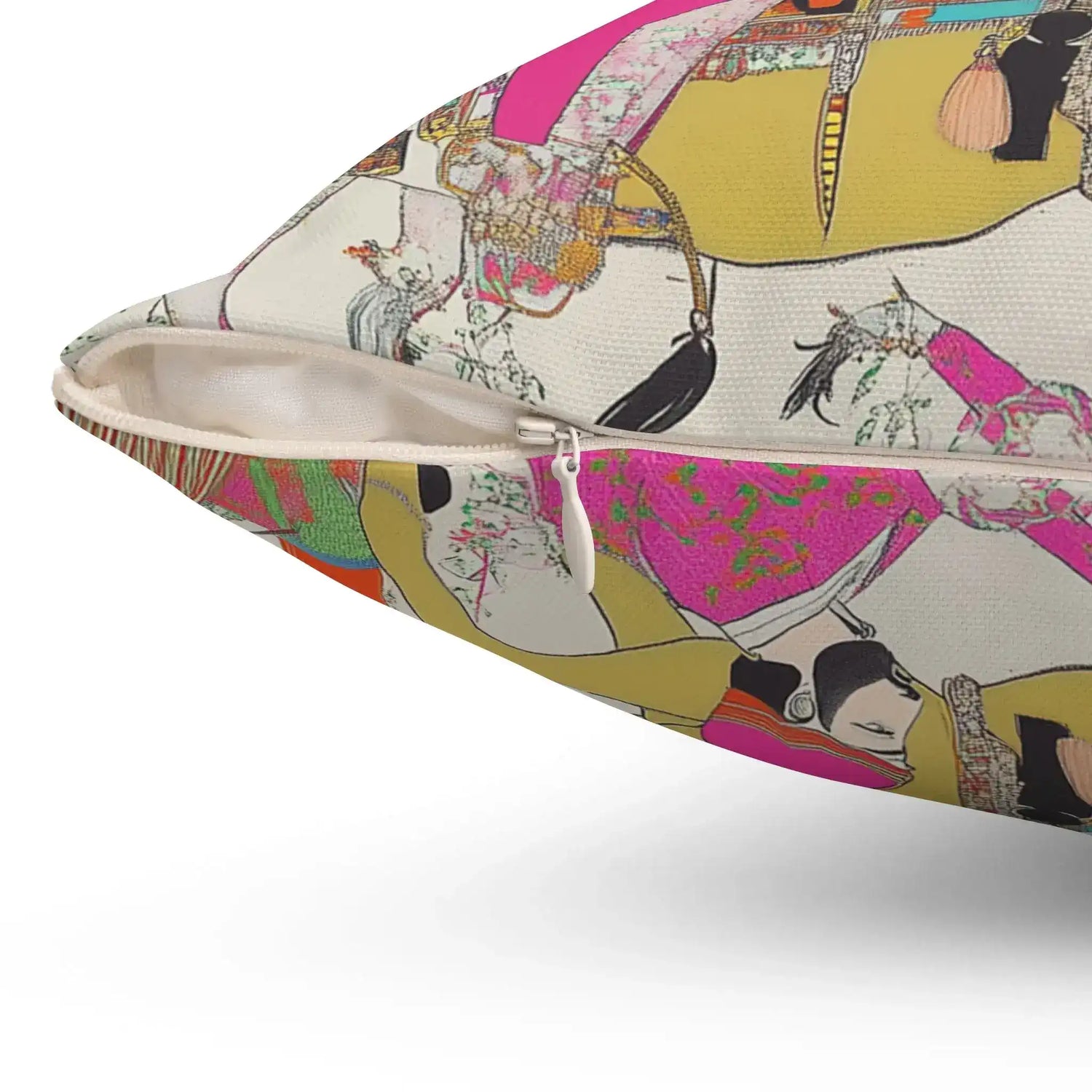 Royal Procession Throw Pillow