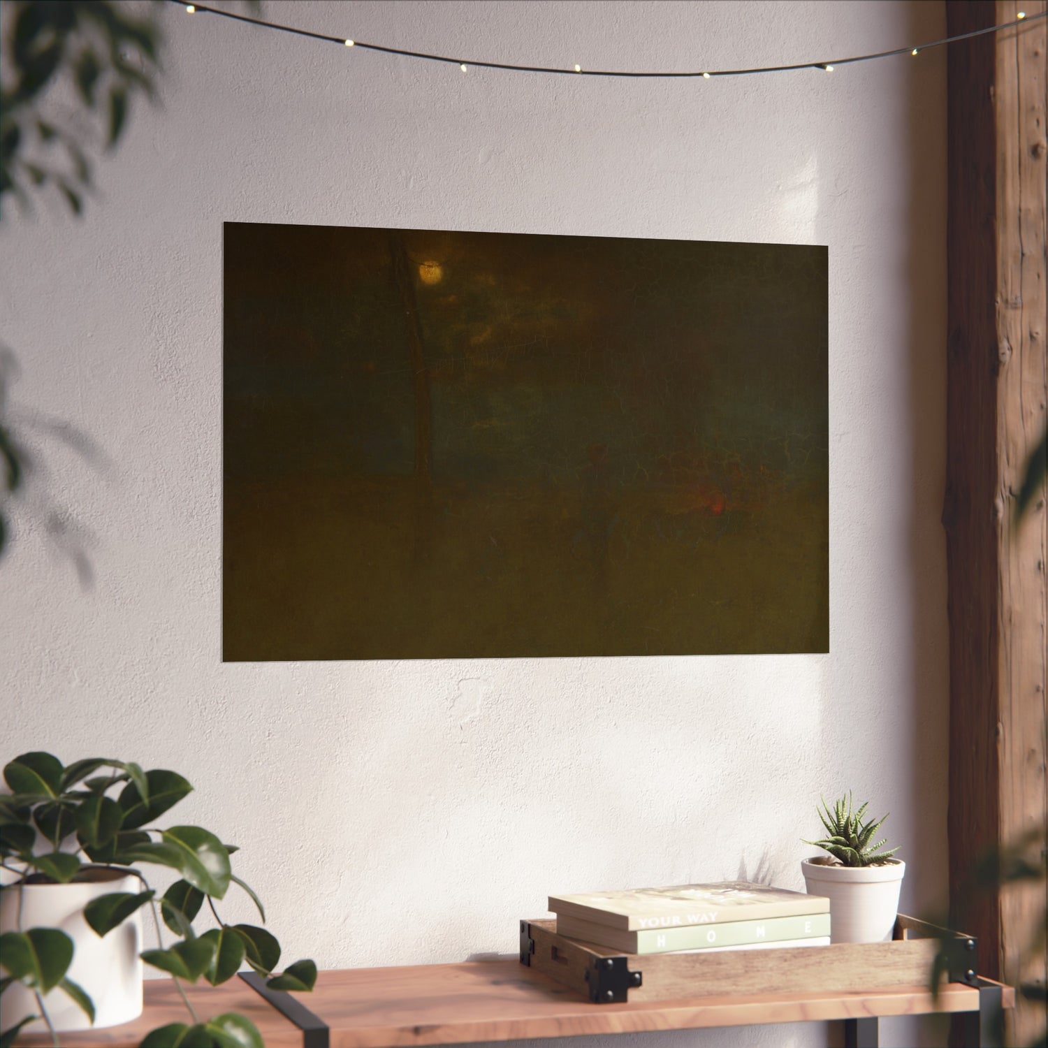 The Moon at Night - George Inness Fine Art Poster
