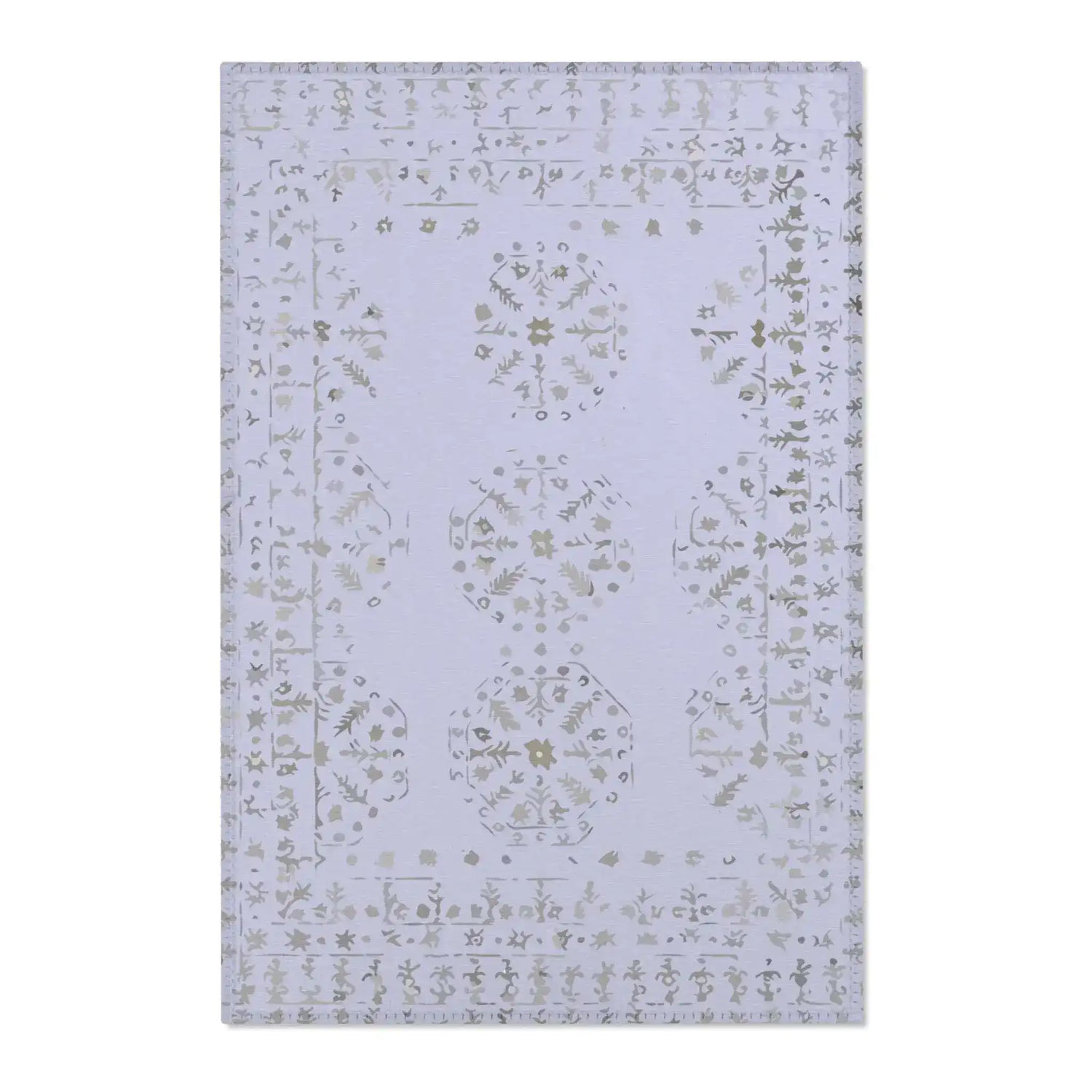 Lavender Fog Bloom Accent Rug