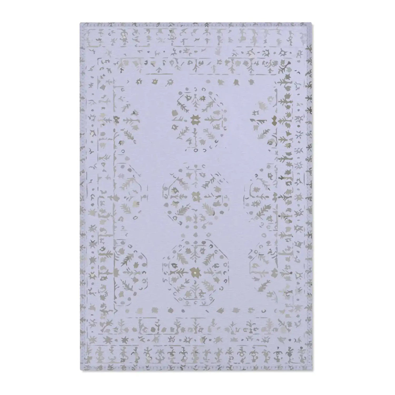 Lavender Fog Bloom Accent Rug