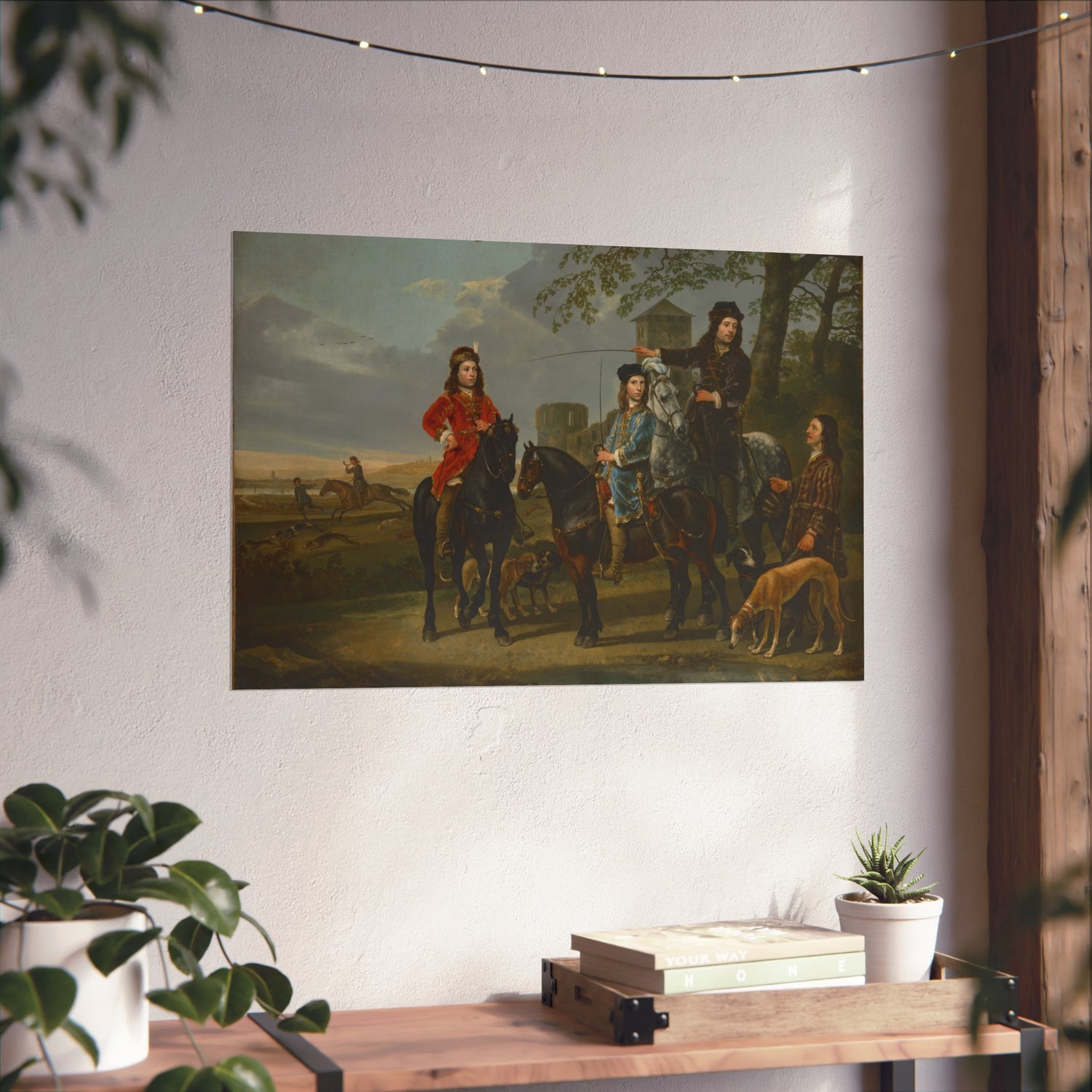 Equestrian Portrait of Cornelis and Michiel Pompe Fine Art Poster