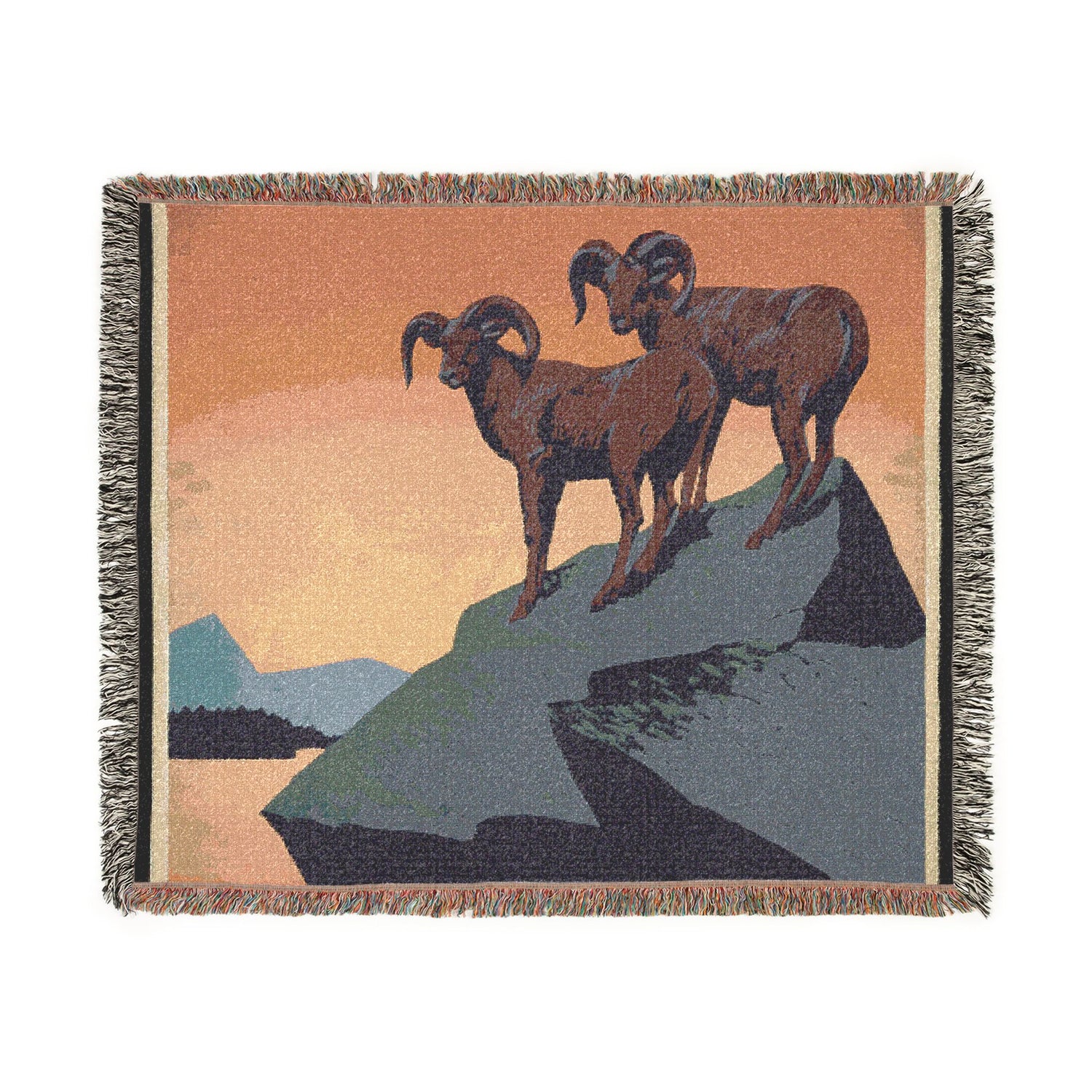The National Parks Preserve Wild Life Tapestry Blanket
