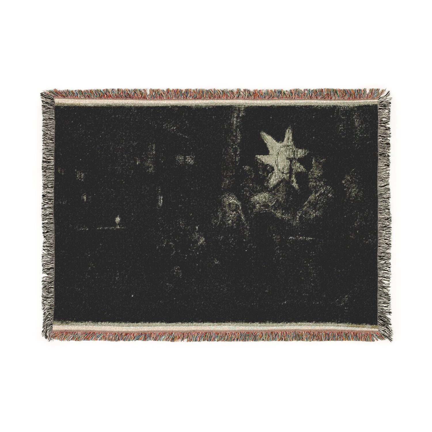 The Star of the Kings: A Night Piece - Rembrandt van Rijn Tapestry Blanket