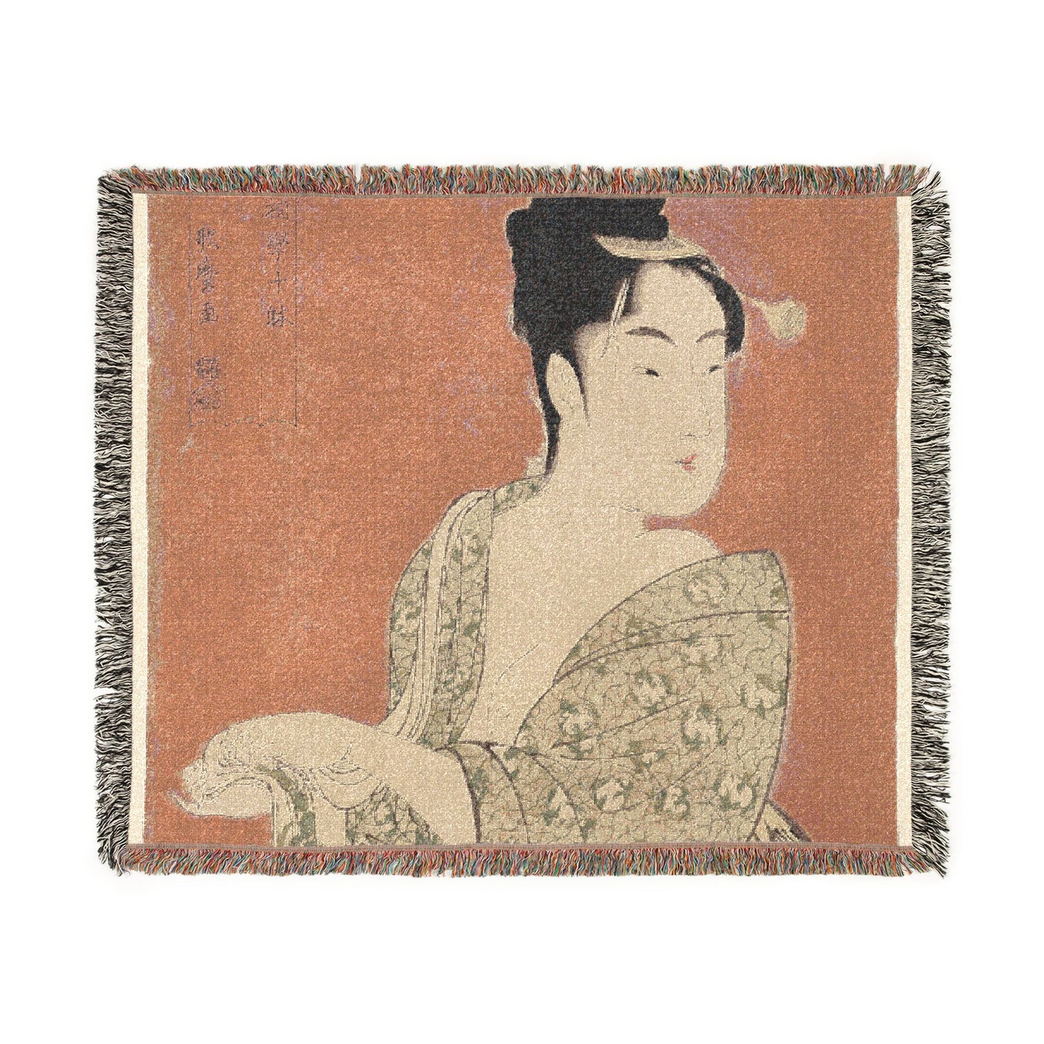 The Flirtatious Type - Kitagawa Utamaro Tapestry Blanket