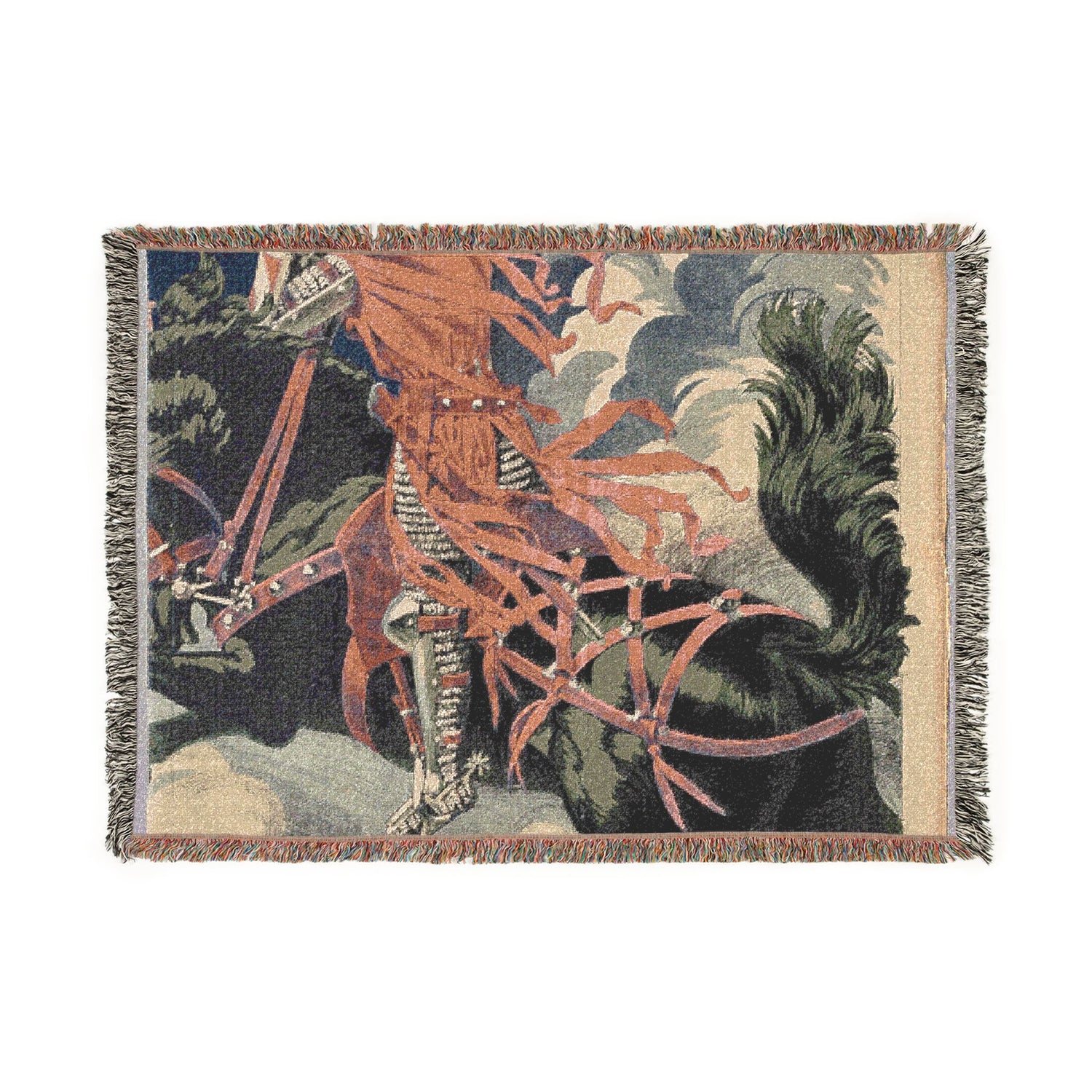 Andalusia at the Time of the Moors Right - Eugène Grasset Tapestry Blanket