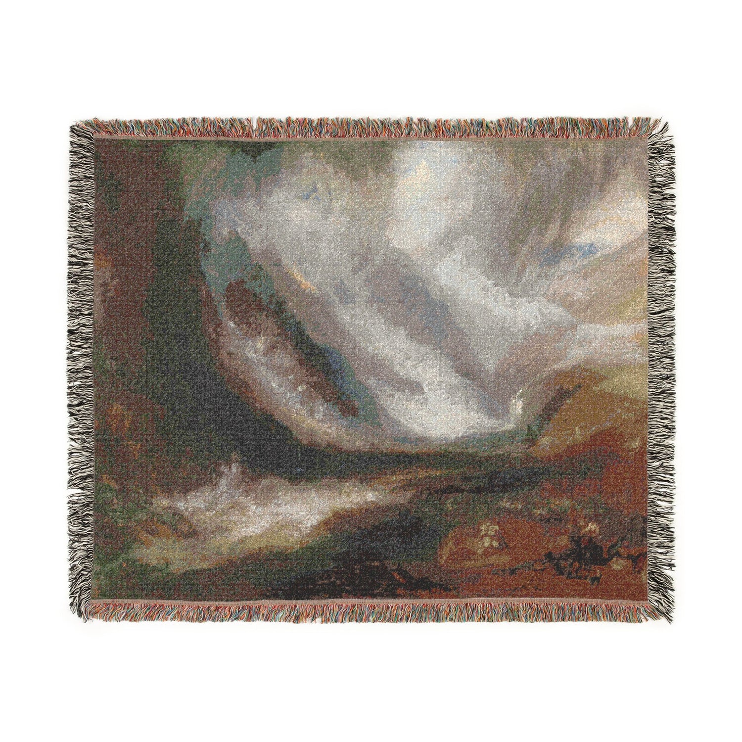 Valley of Aosta Snowstorm, Avalanche - Joseph Mallord William Turner Tapestry Blanket