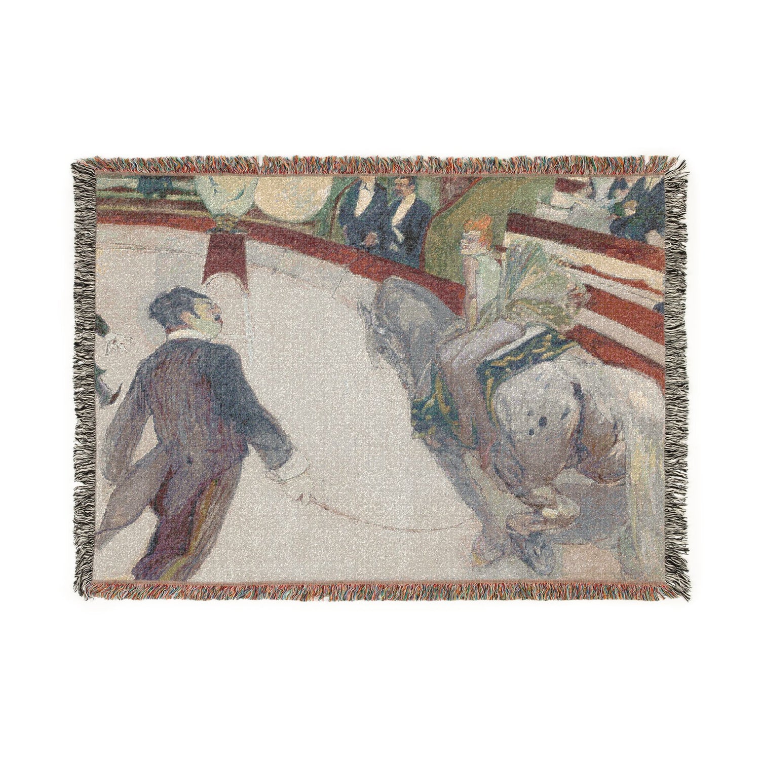 Equestrienne - Henri de Toulouse-Lautrec Tapestry Blanket