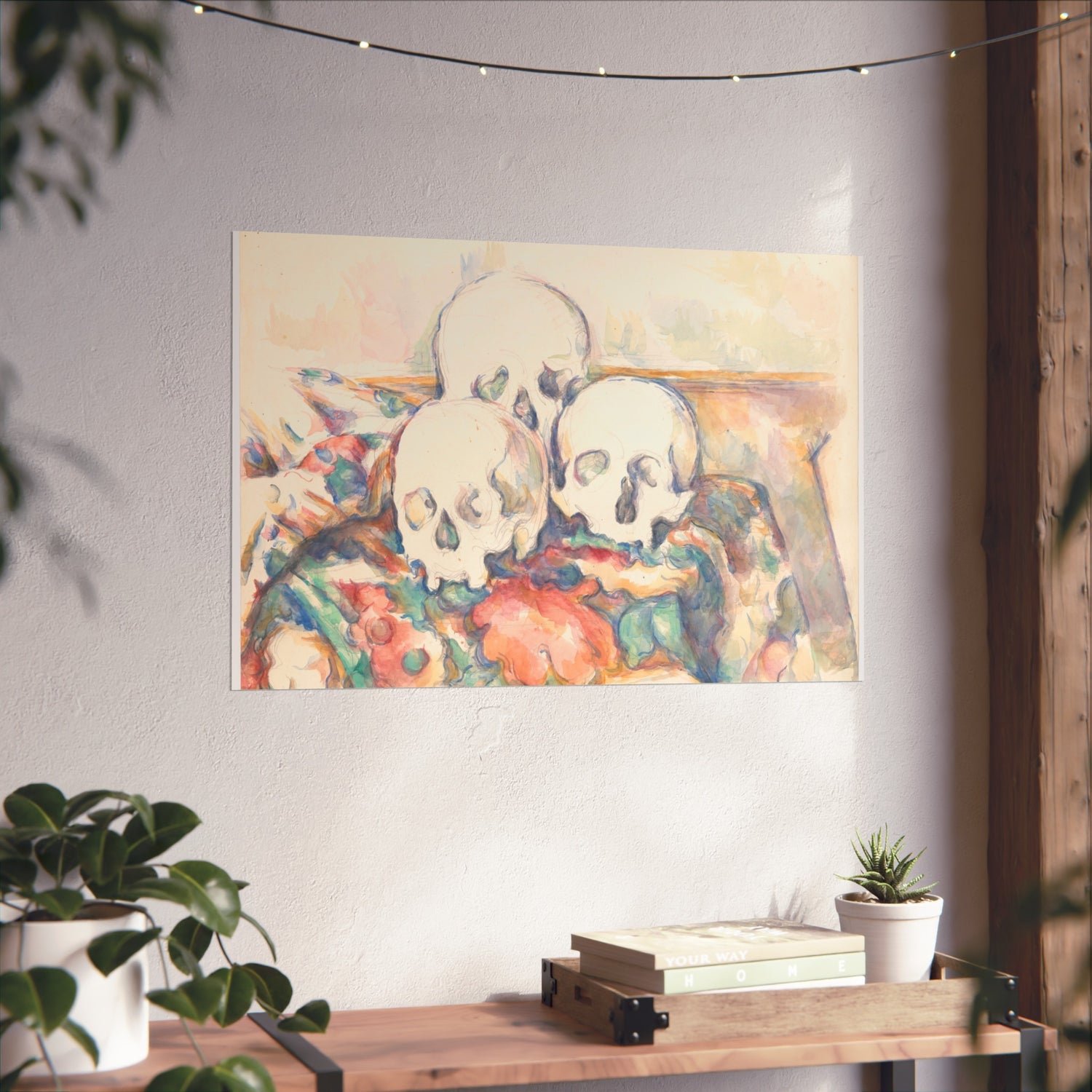 The Three Skulls - Paul Cezanne Fine Art Poster