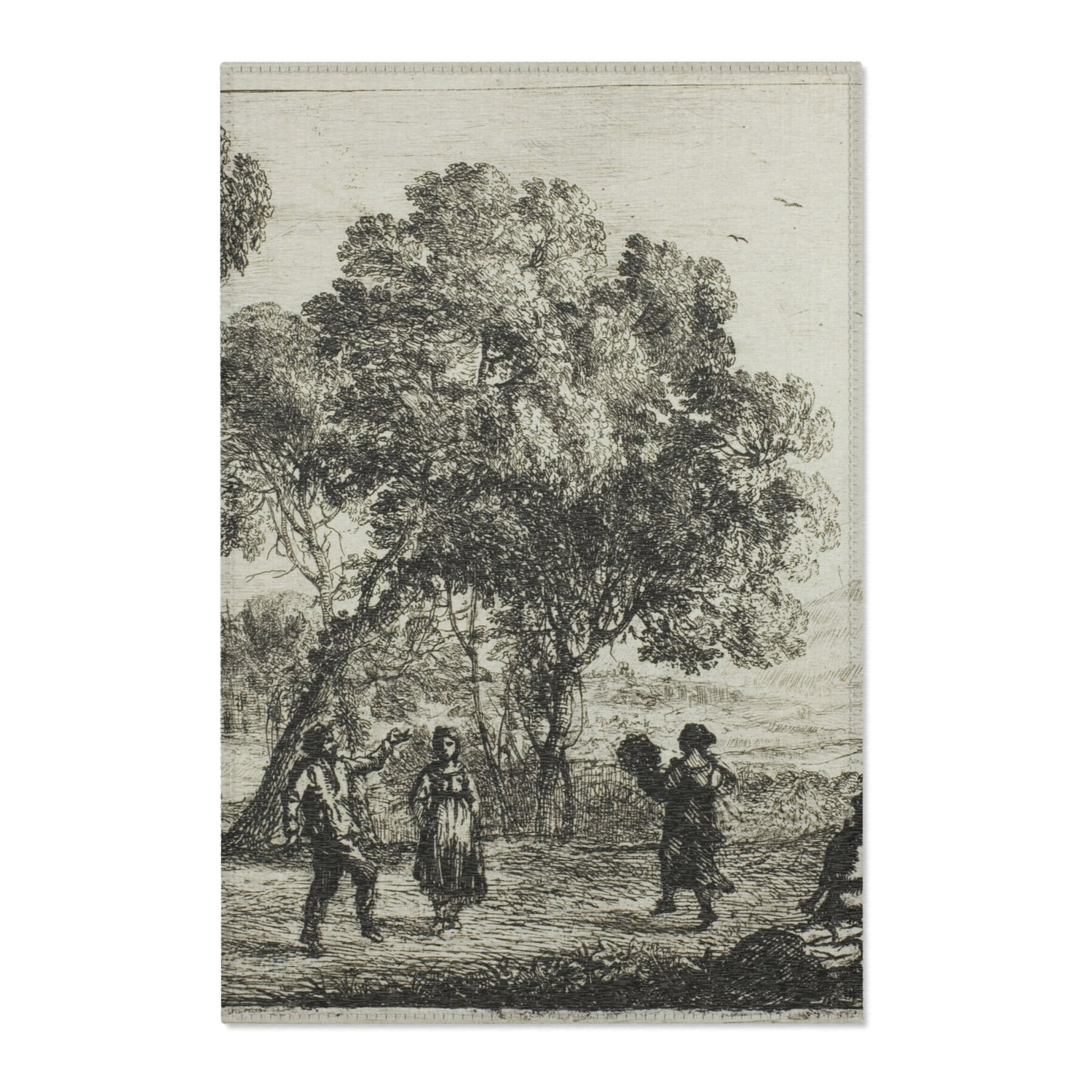 The Country Dance - Claude Lorrain Area Rug
