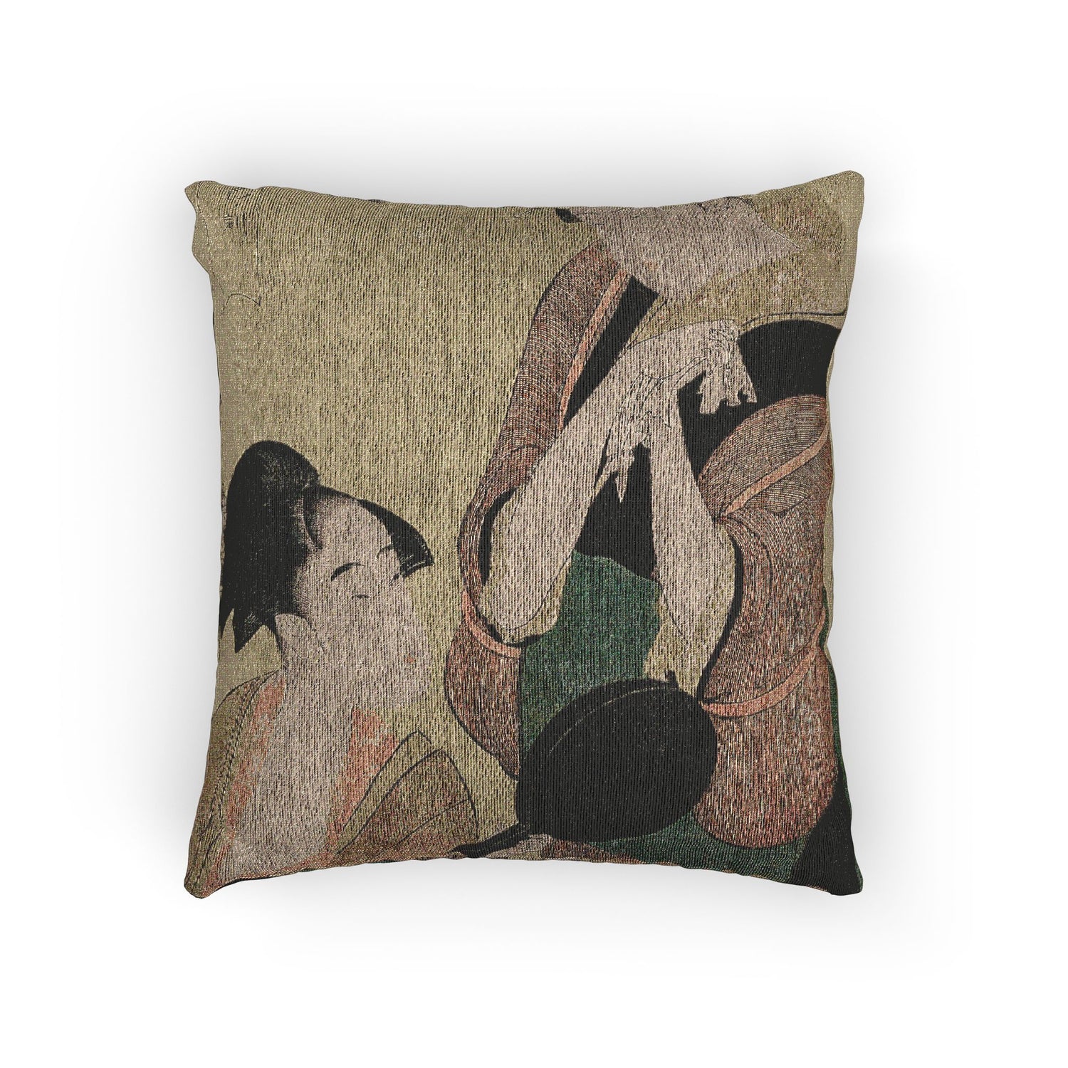 The Hour of the Snake - Kitagawa Utamaro Pillow