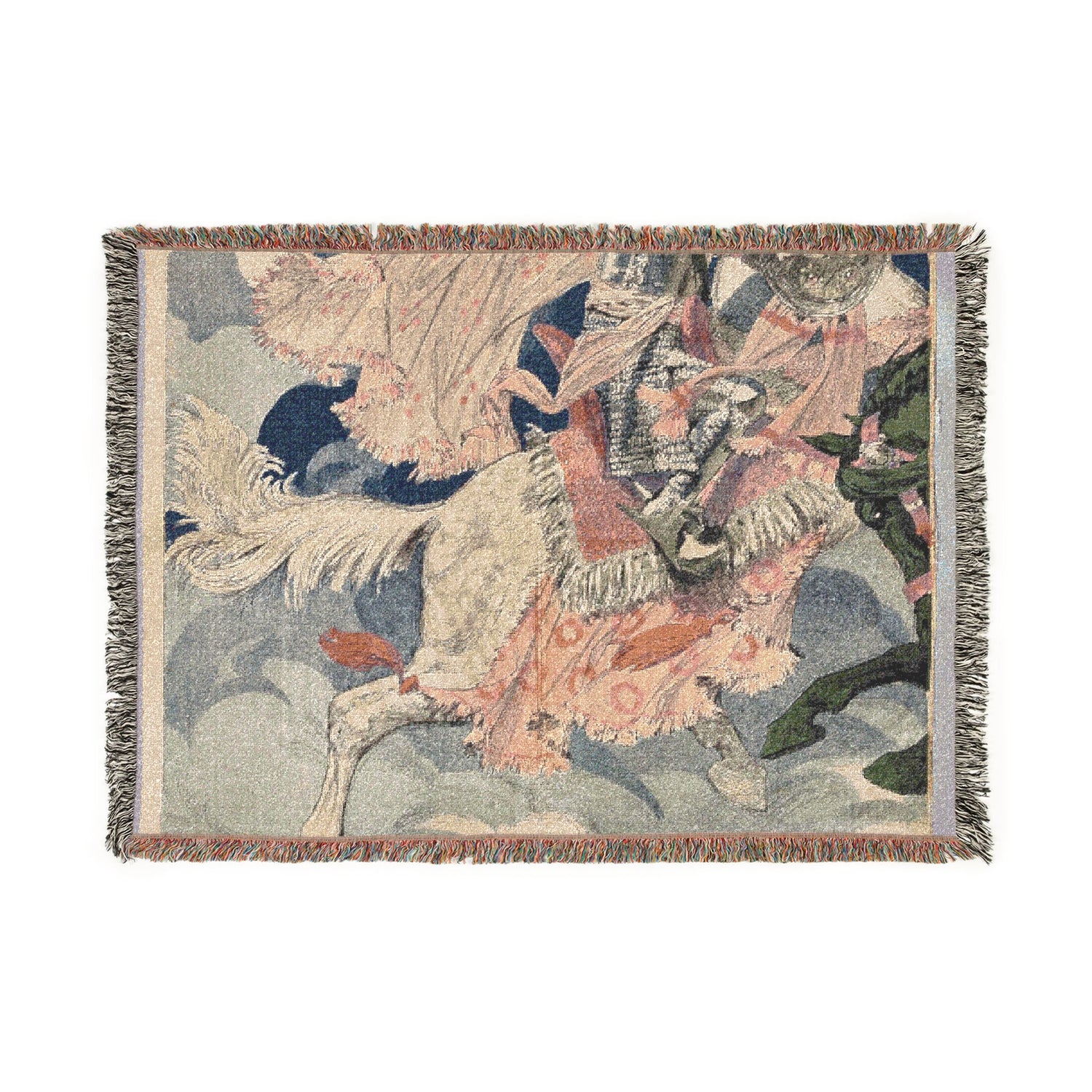 Andalusia at the Time of the Moors Left - Eugène Grasset Tapestry Blanket