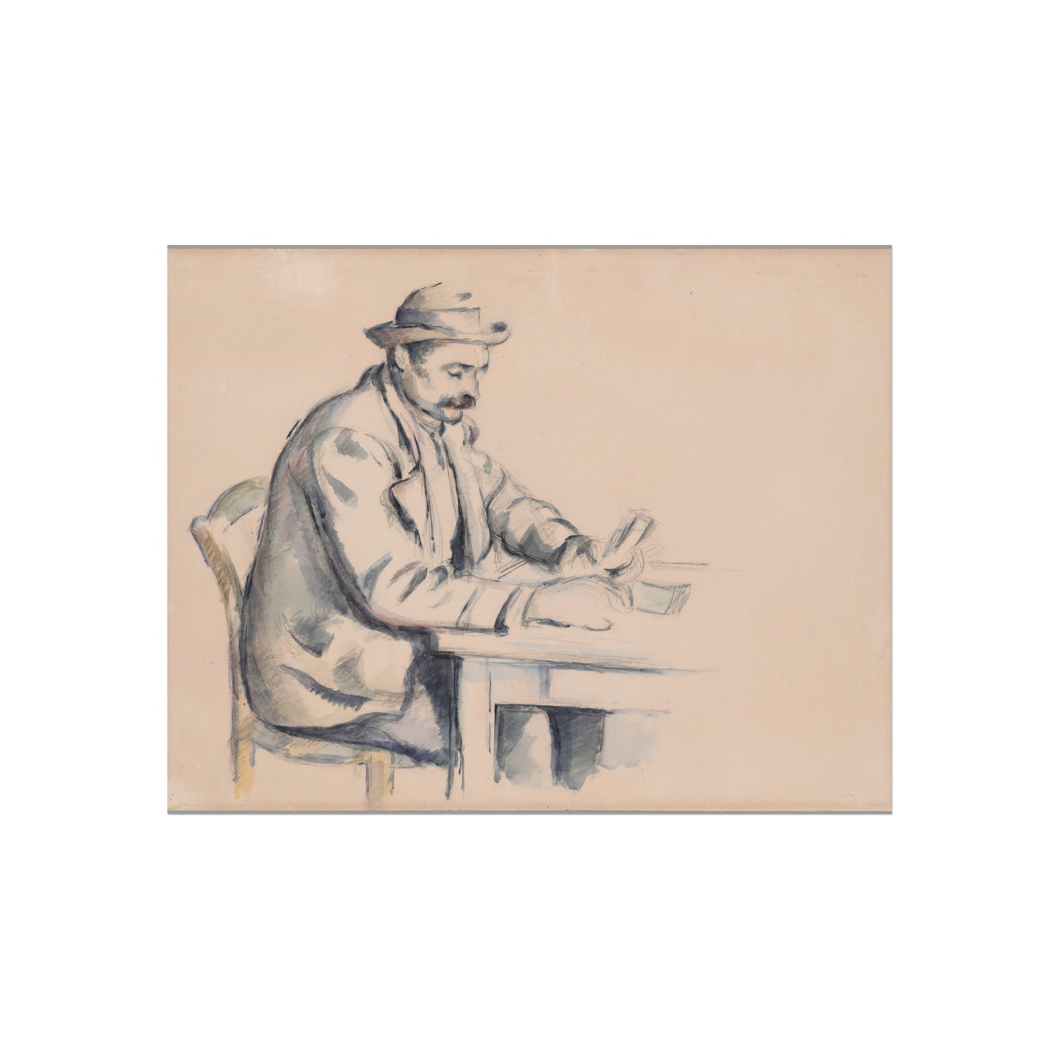 Paul Cezanne - A Study for the Card Players | Fine Art Poster