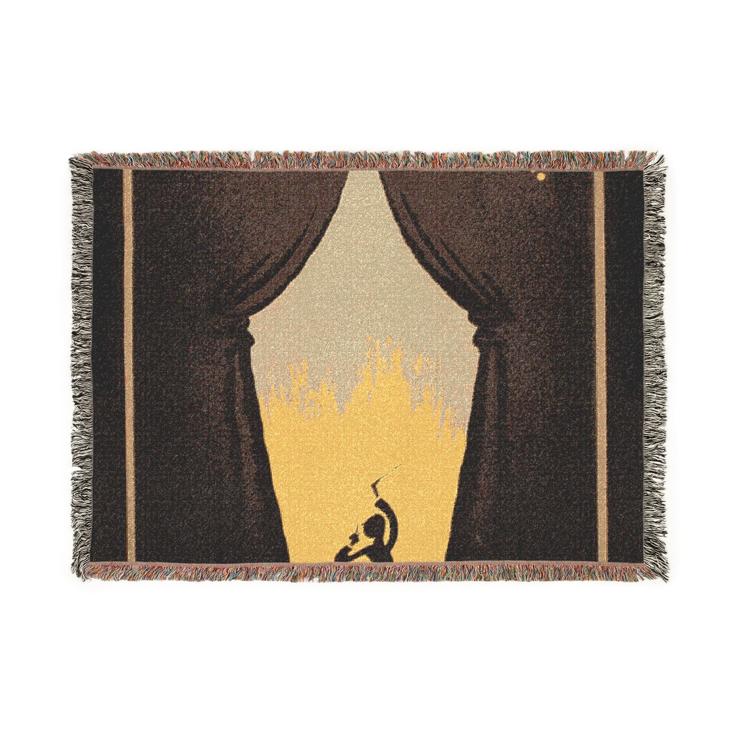 The Curtain Rises Tapestry Blanket