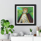 This document introduces the Royal Leopard in Red Robe Framed Poster Wall Art, a captivating piece of decor that combines regality with artistic flair. 