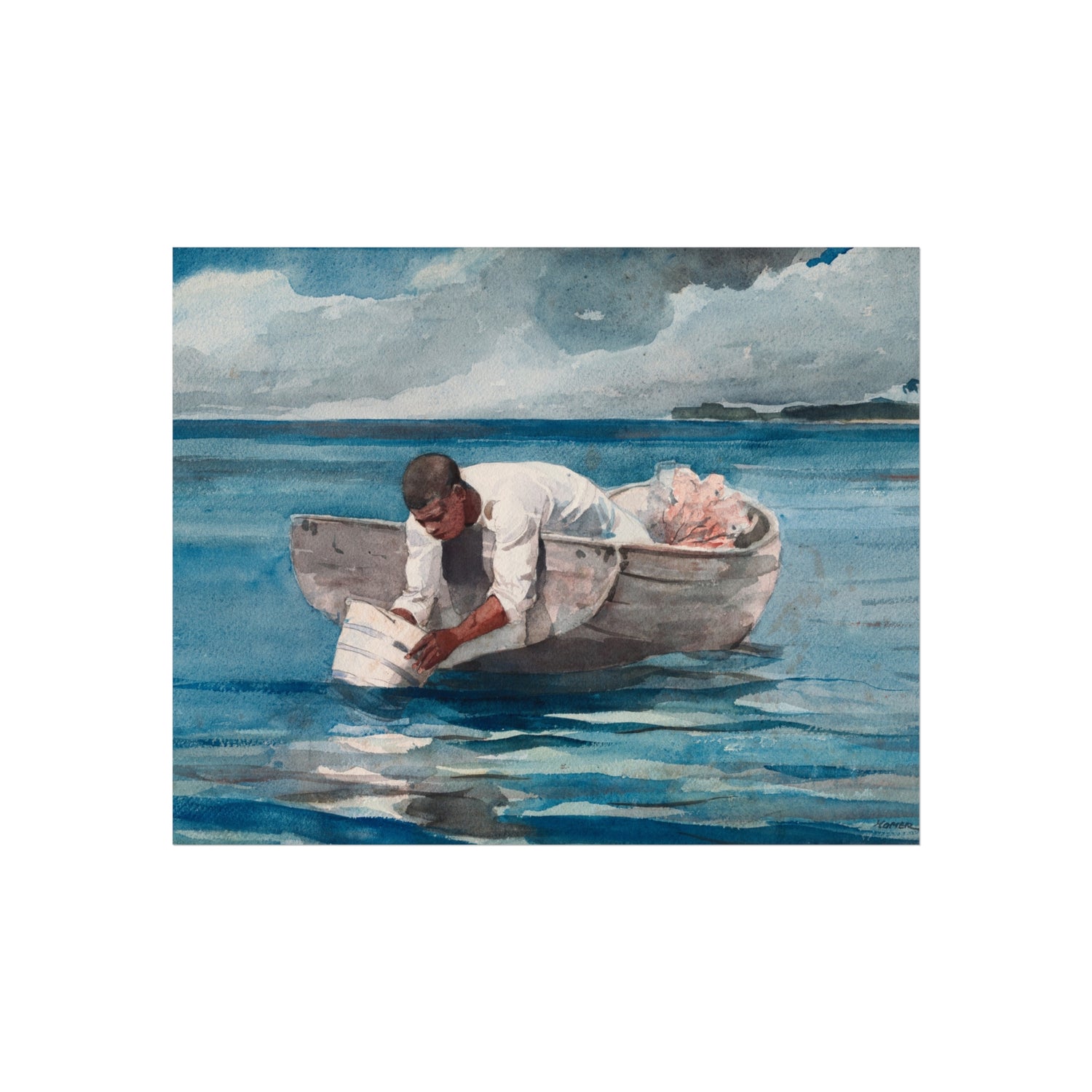 Winslow Homer - The Water Fan | Fine Art Poster