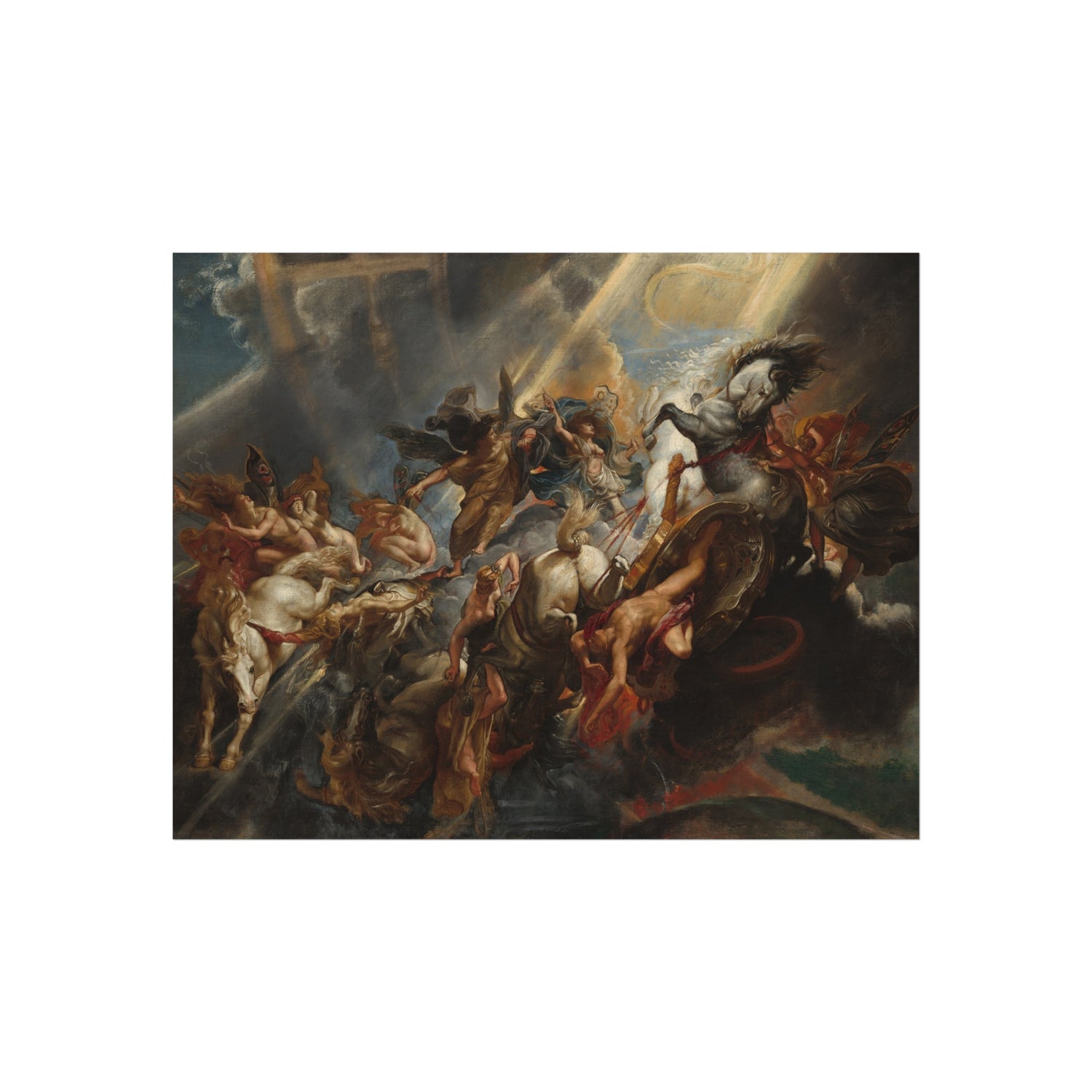 The Fall of Phaeton - Peter Paul Rubens Fine Art Poster