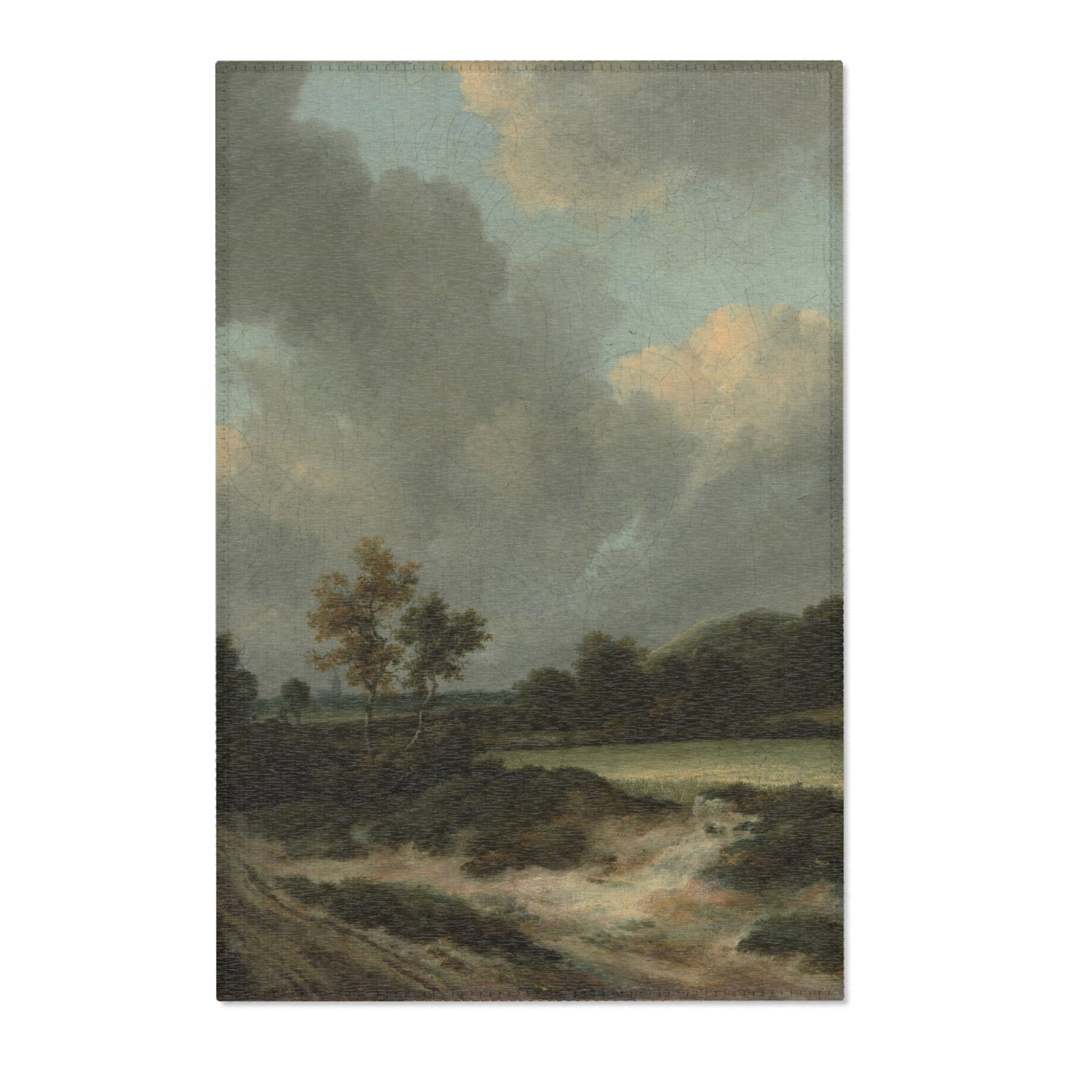 Grainfields - Jacob van Ruisdael Area Rug