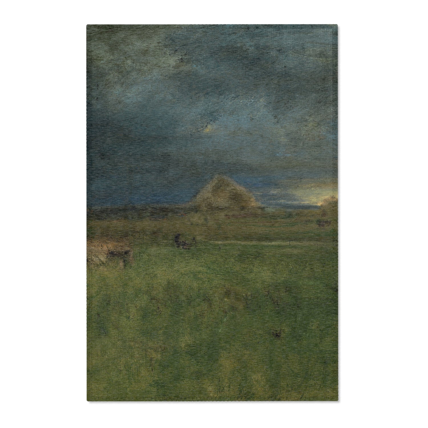 The Lonely Farm, Nantucket - George Inness Area Rug