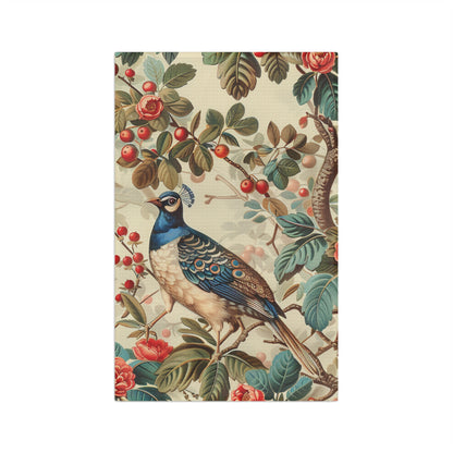 Blissful Cherry Bird Tea Towel 16'' × 25''