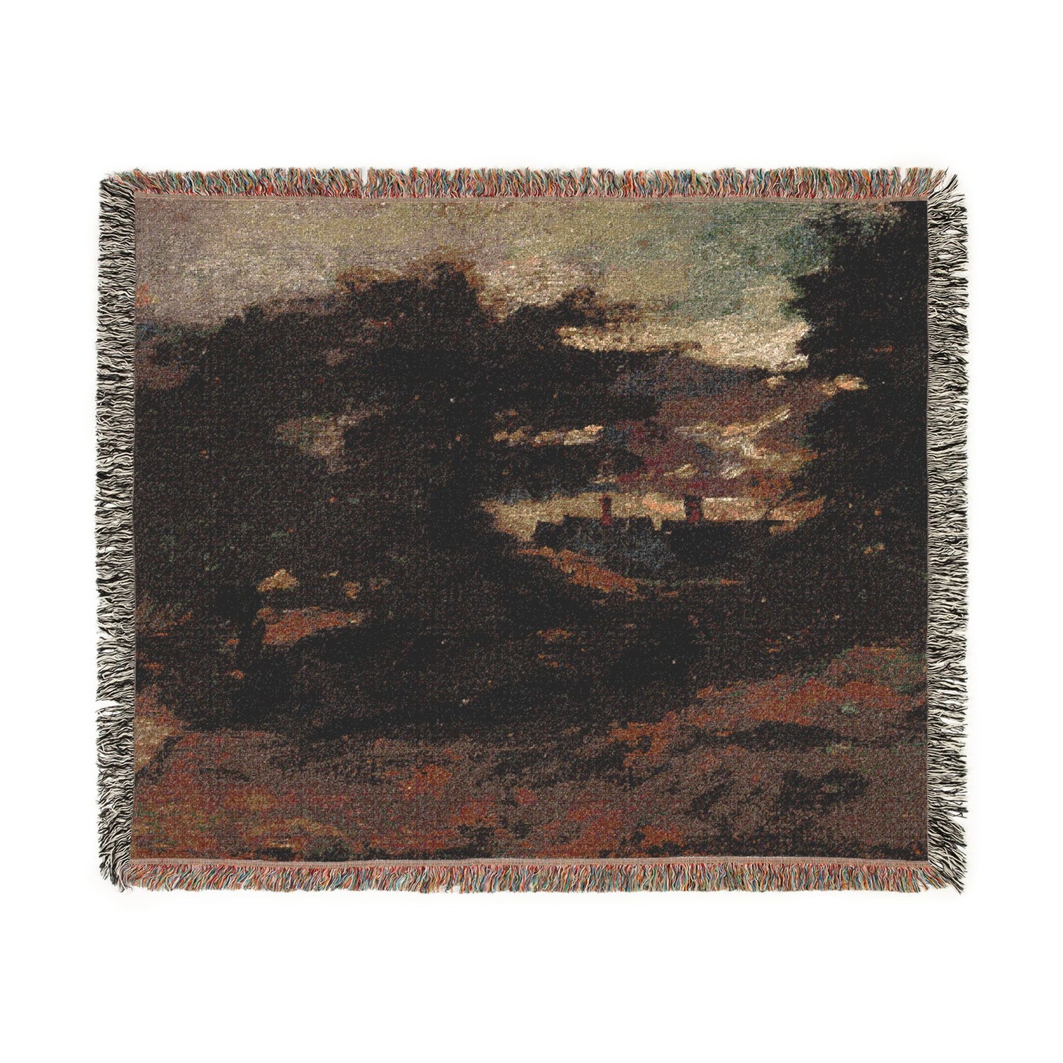 Landscape with Cottages - John Constable Tapestry Blanket