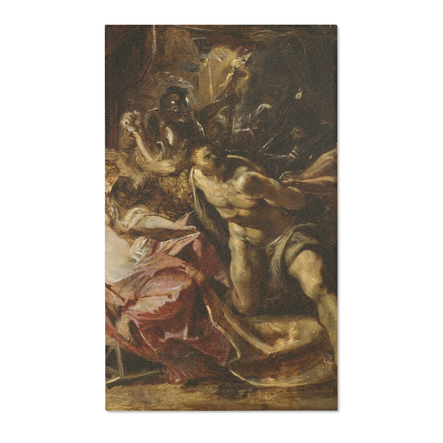 The Capture of Samson - Peter Paul Rubens Area Rug