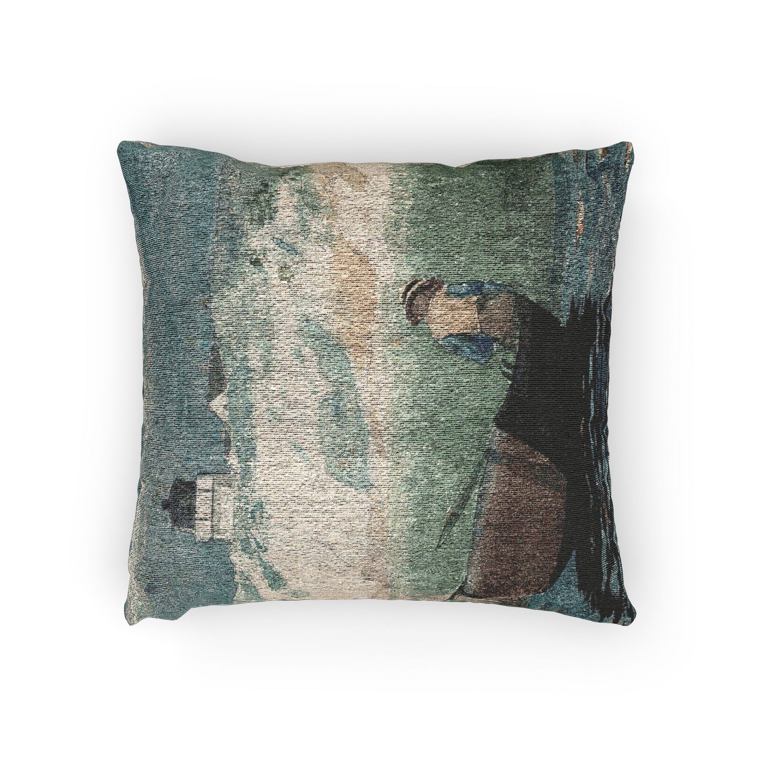 Winslow Homer - Boy in Boat, Gloucester | Woven Pillow