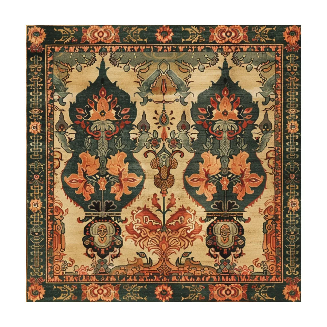 Heritage of Persia Wool Hand Knotted Area Rug