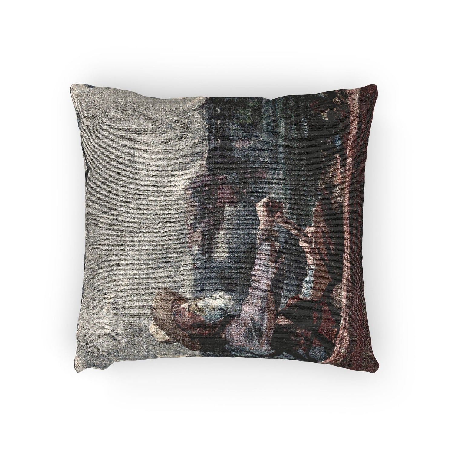 Winslow Homer - Adirondacks Guide | Woven Pillow