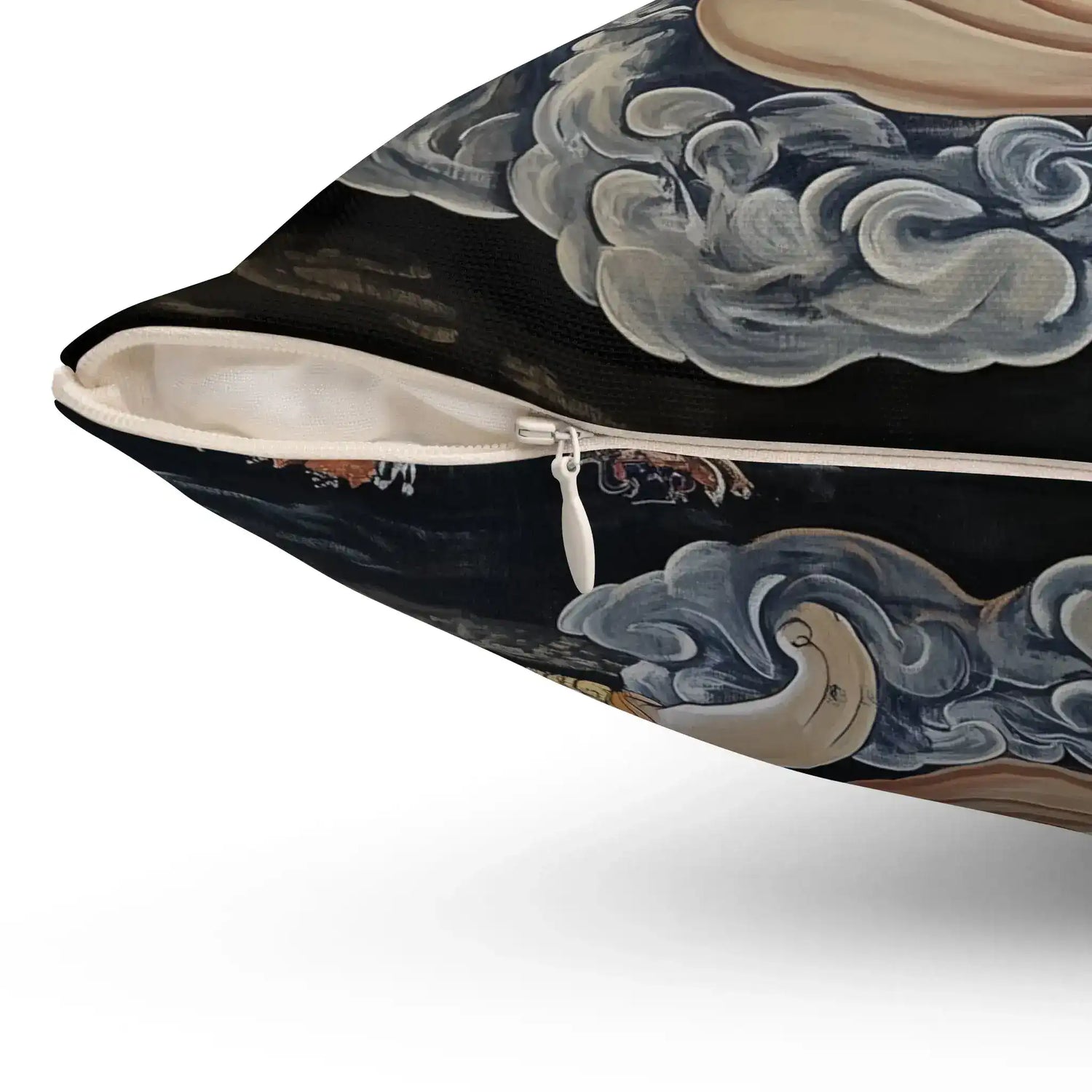 Mythic Thai Guardian Throw Pillow