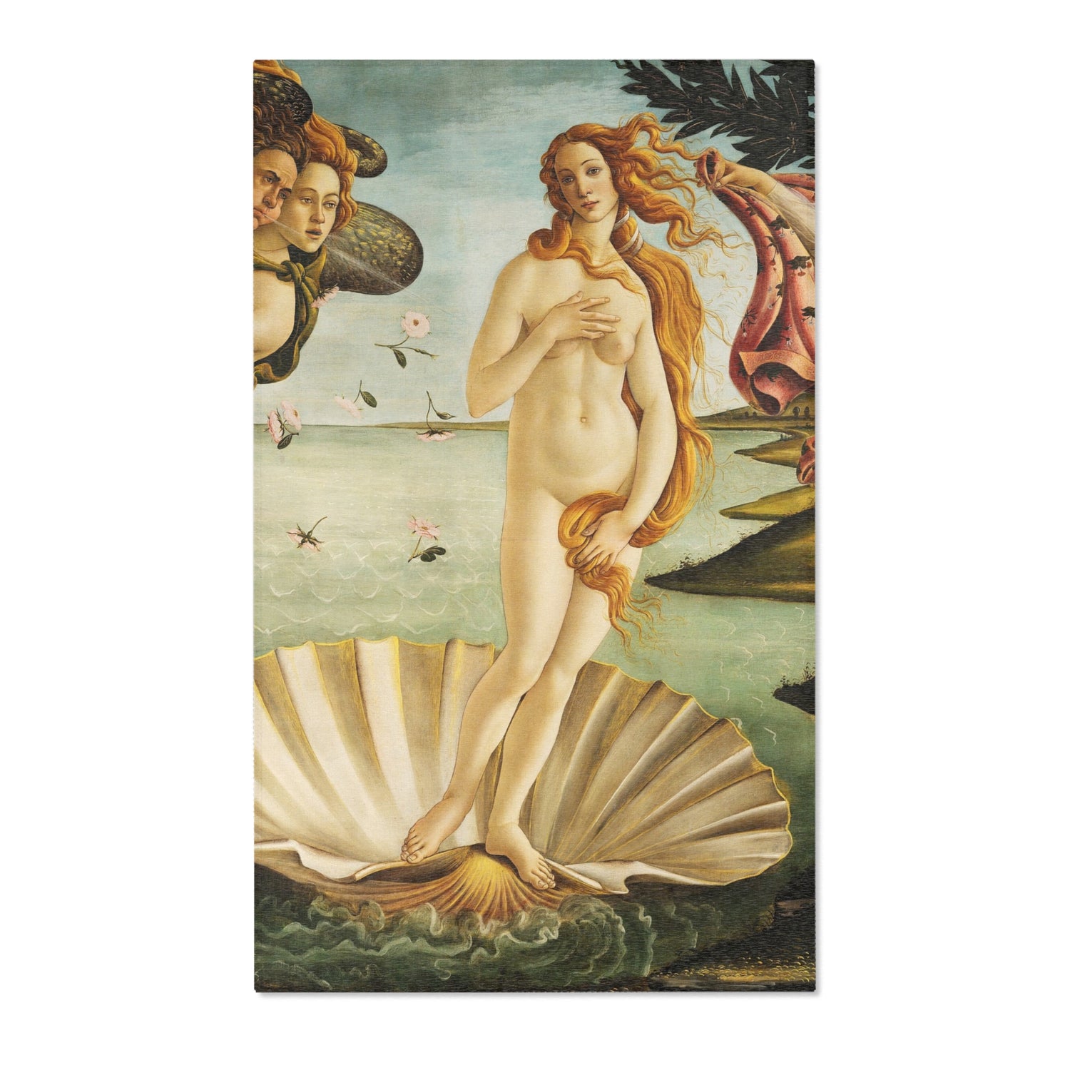 La Nascita di Venere - Sandro Botticelli Area Rug