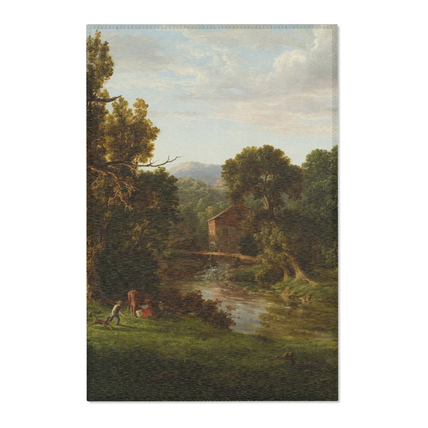 The Old Mill - George Inness Area Rug