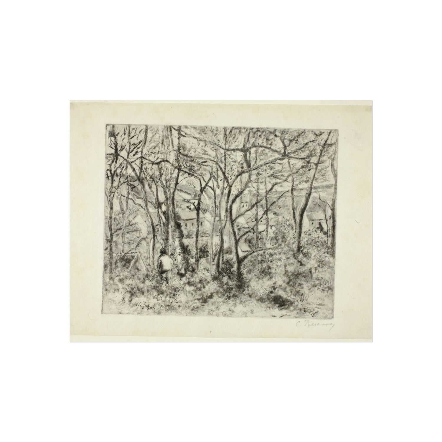 Camille Pissarro - Woodlands at the Hermitage | Fine Art Poster