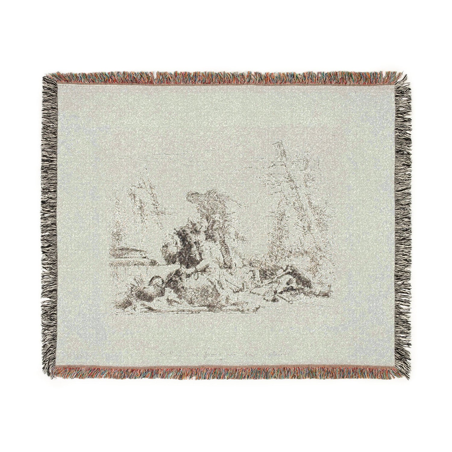 A Woman with Her Arms in Chains - Giovanni Battista Tiepolo Tapestry Blanket