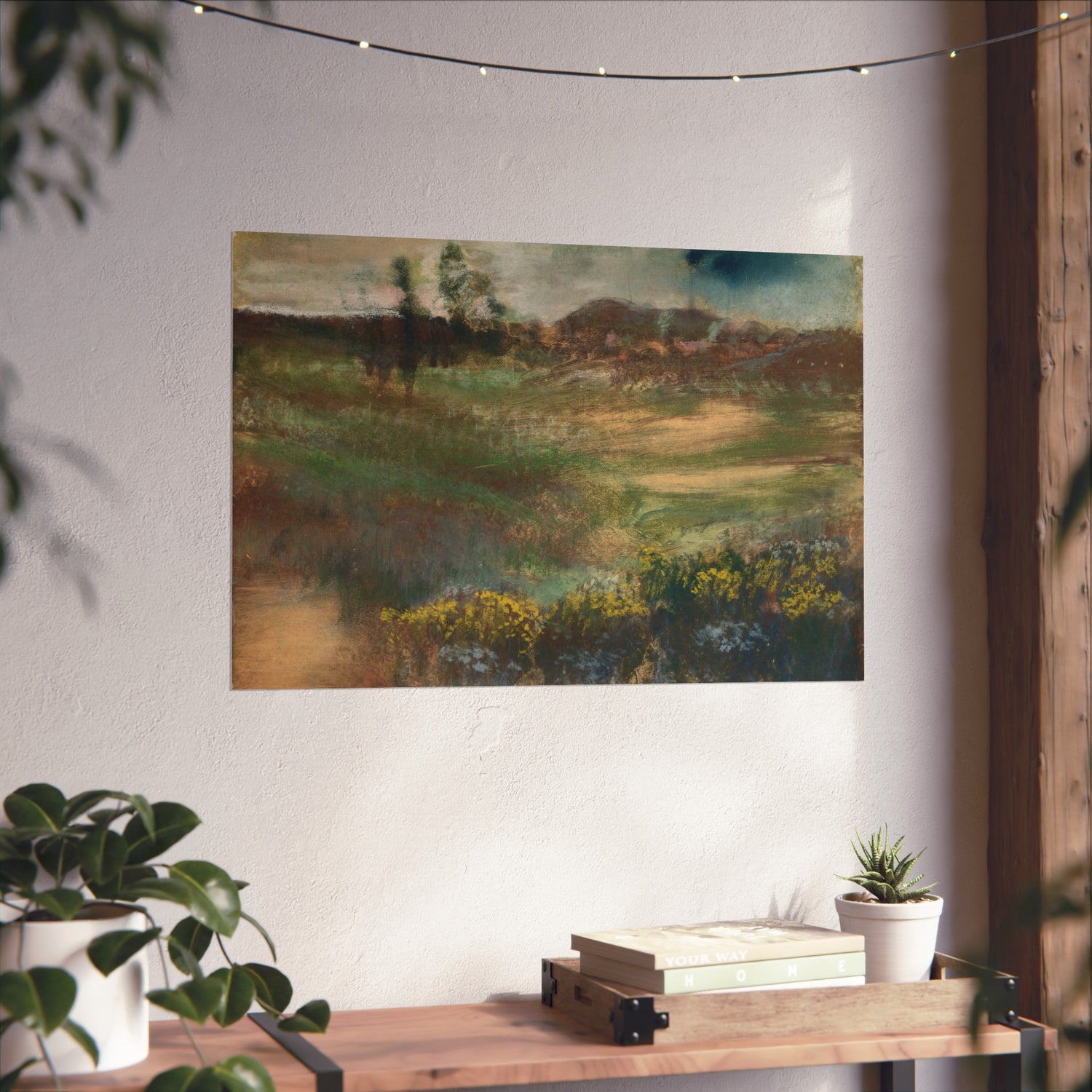 Landscape with Smokestacks - Hilaire Germain Edgar Degas Fine Art Poster