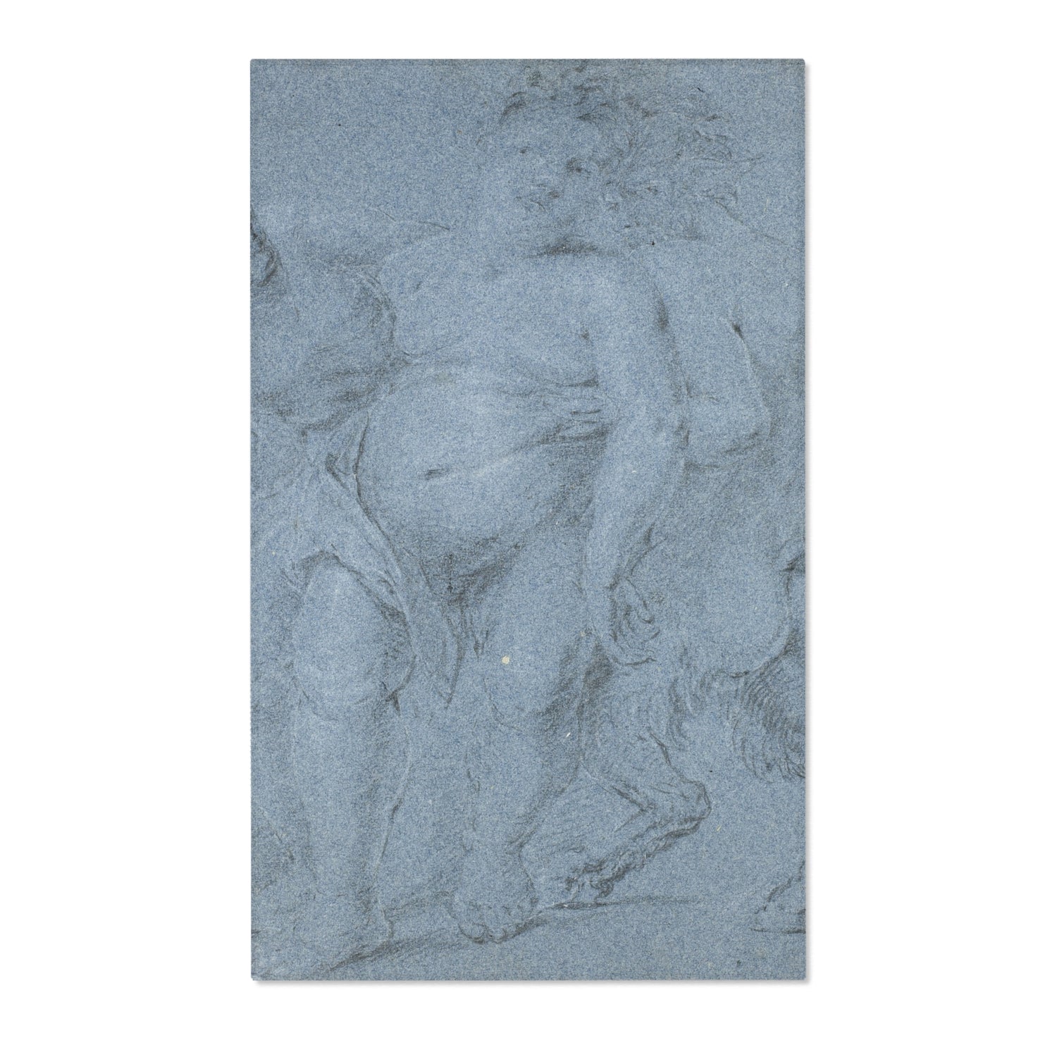 Silenus Supported by Two Satyrs - Peter Paul Rubens Area Rug