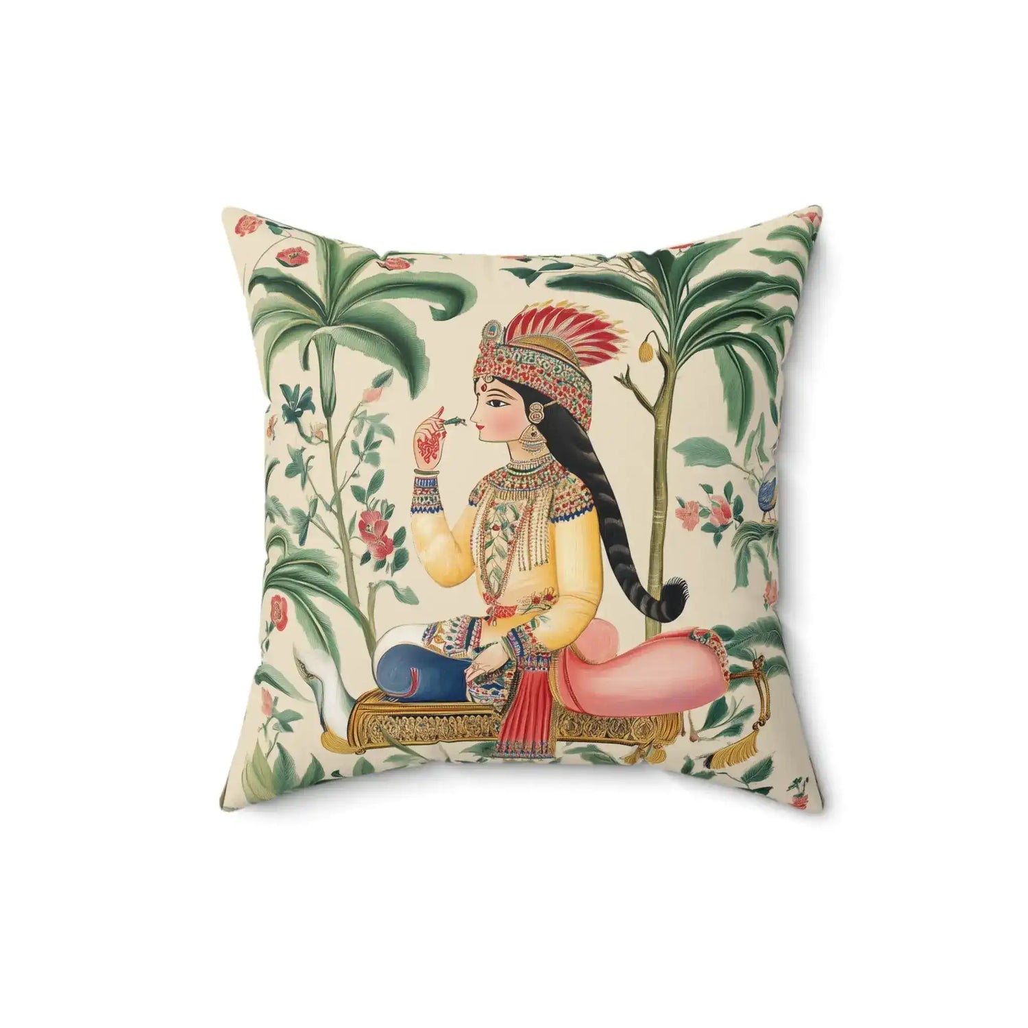 Majestic Maharani Daydream Throw Pillow