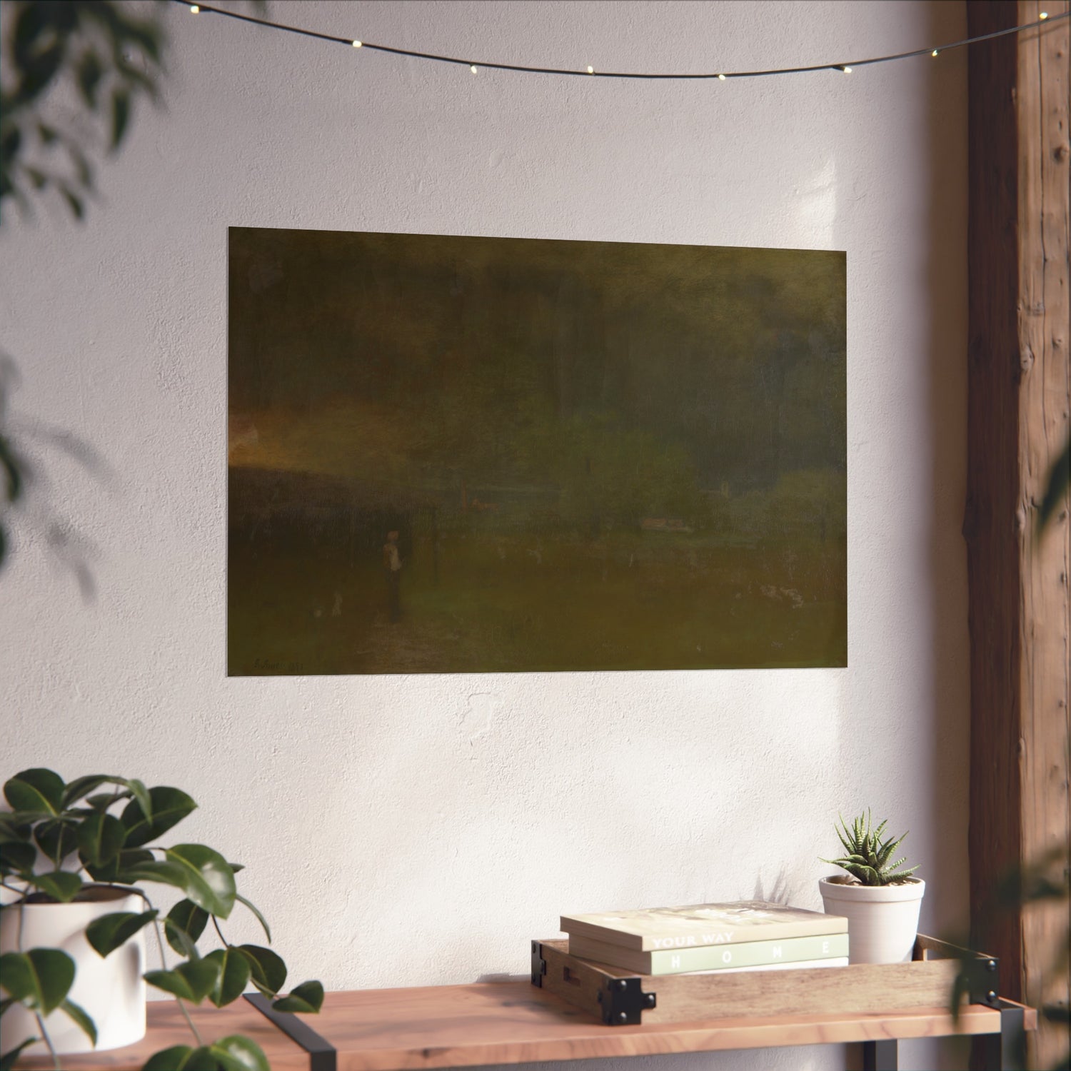 Threatening - George Inness Fine Art Poster